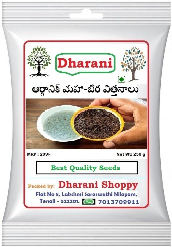 Dharani మహా-బీర విత్తనాలు / Ginjalu - Pignut/Vana Tulasi/Talmakhana Seeds/Maha eera Seeds - 250 g (B0CBS65PCN) Amazon Price History, Amazon Price Tracker