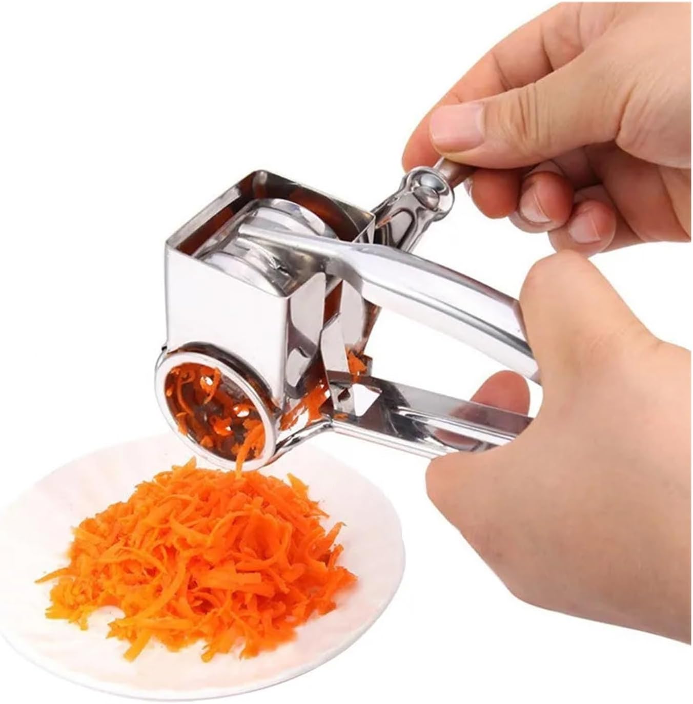 3 Drums Set Rotary Cheese Grater Kitchen Butter Grinder