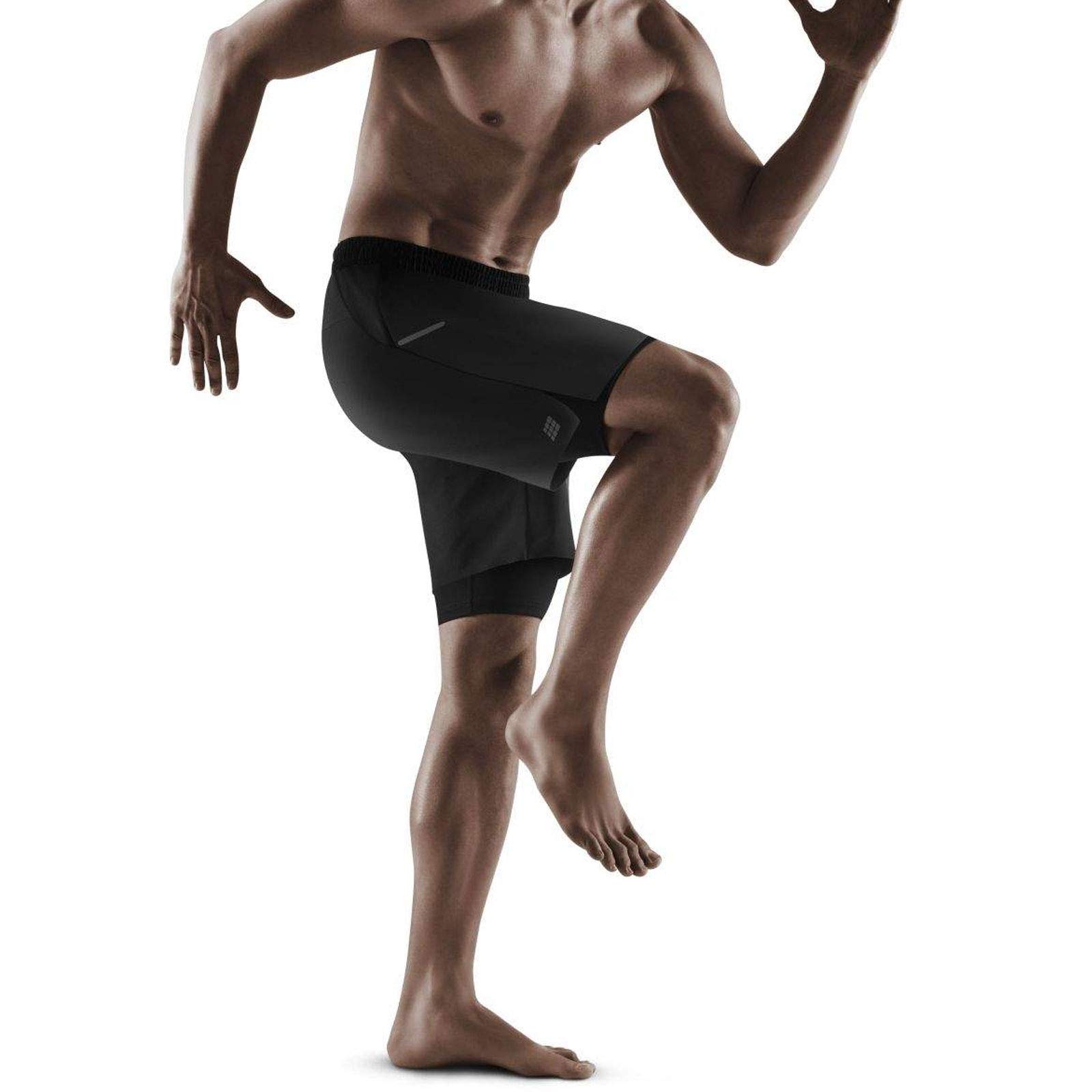 CEP Training 2in1 Shorts, Black, Men M