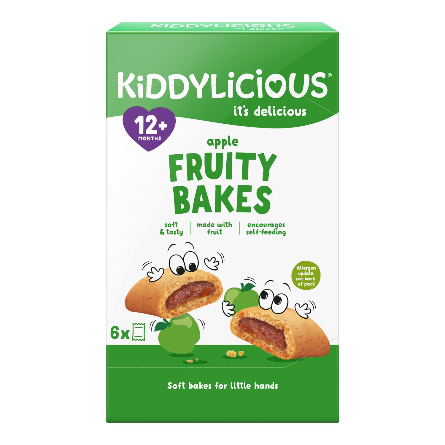 Kiddylicious Apple Fruity Bakes, 132g