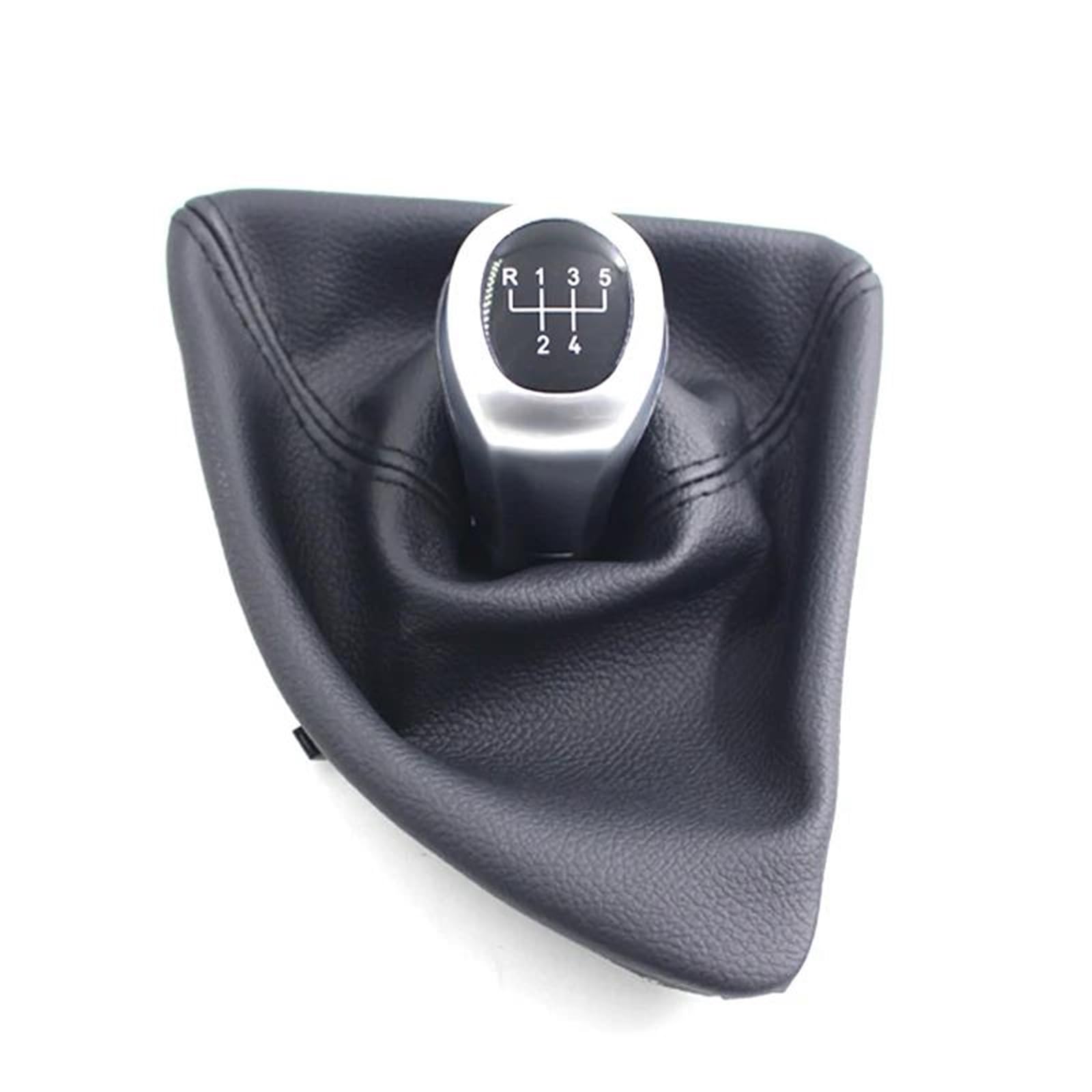 FSOZDBBPL Automotive Parts Car Manual Gear Shift Knob Shifter Lever with Boot 5 6 Speed Left Drive for 1 Series for E81 E87 X1(5 Speed)