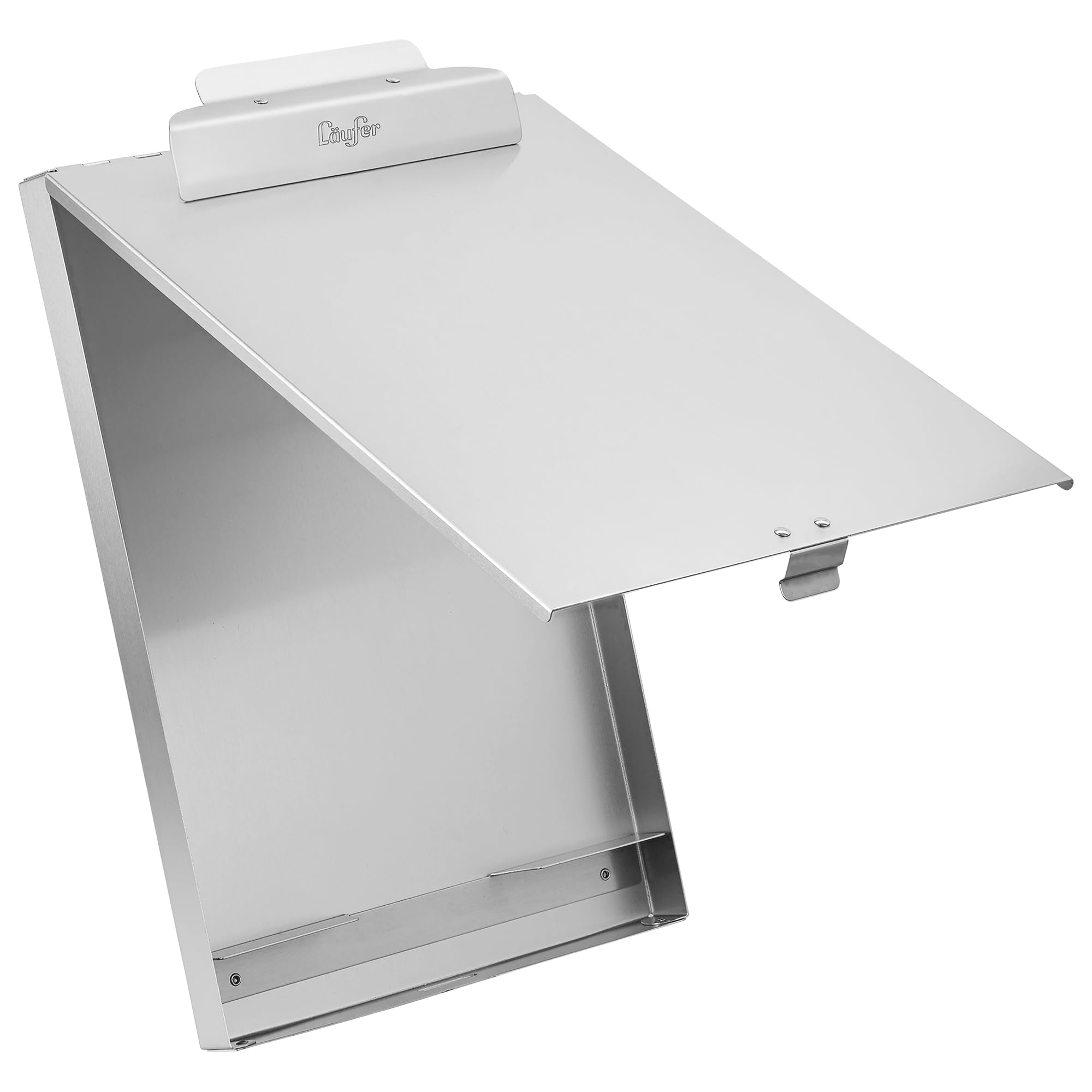 Läufer 31017 Formularhalter mit Box, Aluminium