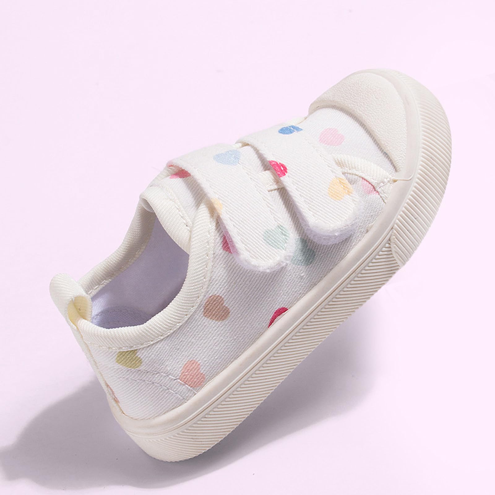 Zapatilla Niña Goma Zapatillas Niña Punta Resistente Casual Lona Deslizar Antideslizante Ligero Cómodo Cada Día Caminar Jugar Sneakers Primavera Trainers