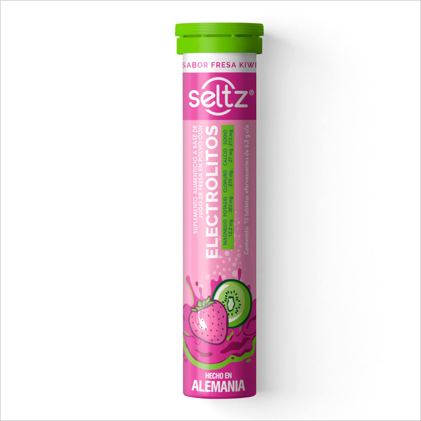 Seltz Electrolitos Fresa-Kiwi Tabletas Efervescentes