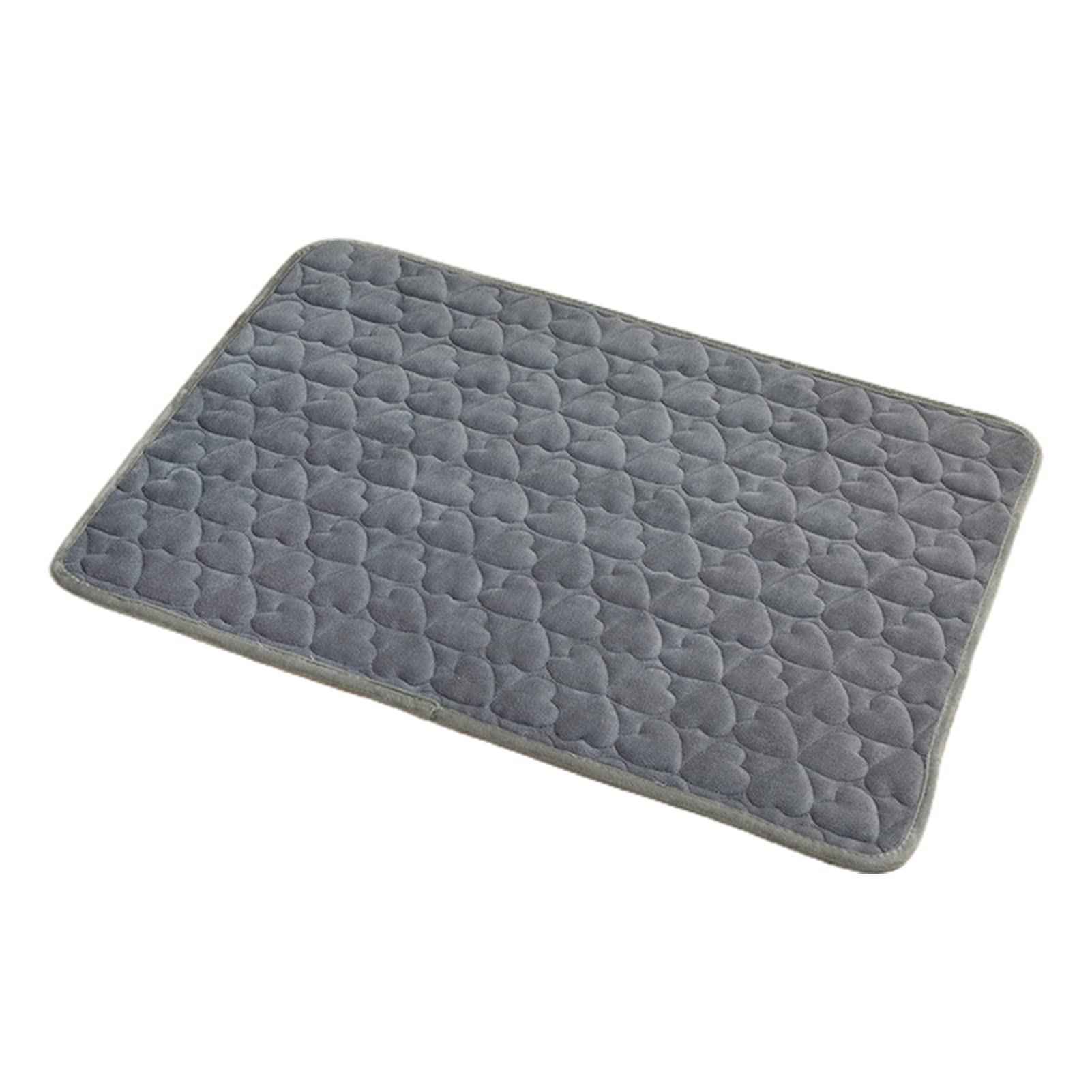 tinysiry Pet Bed Comfortable Warm Seam Heart Pattern Dog Pad Soft Non-Slip Cat Mat Pets Sleeping Mattress Cat