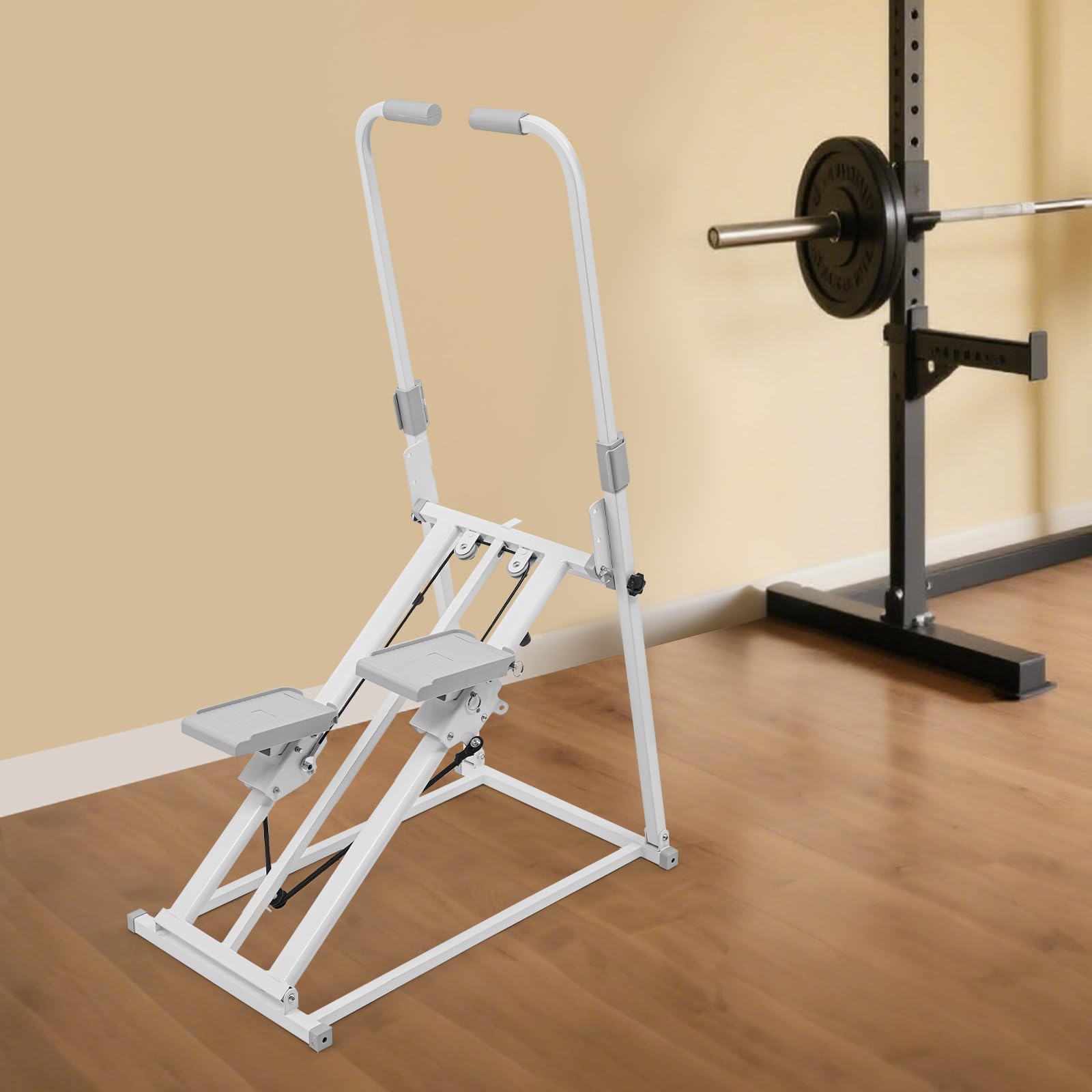 Stair Stepper para gimnasio en casa, plegable, con capacidad de 100 kg, escalador vertical, silenciosa y ajustable para entrenamiento de cuerpo entero