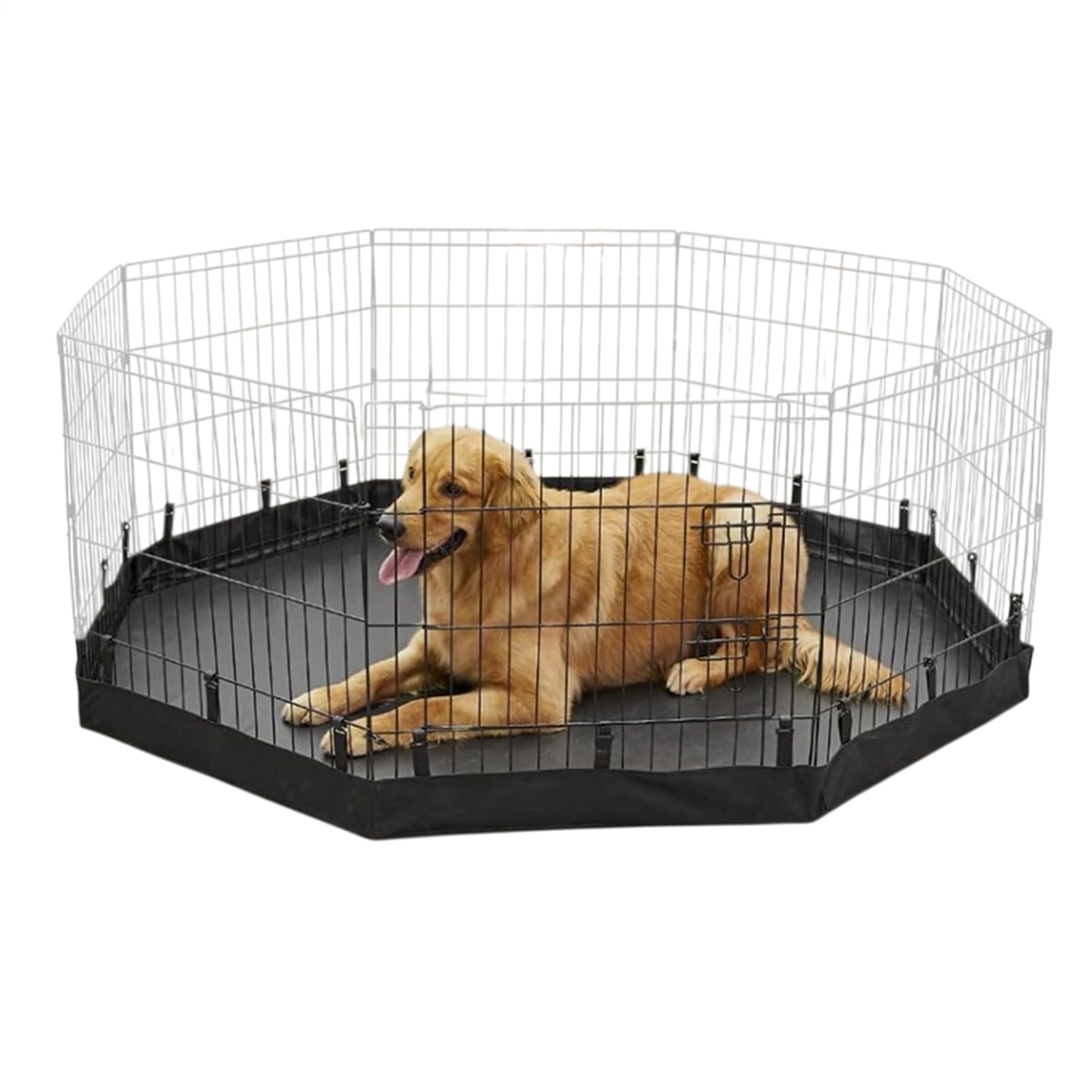 Dog Playpen Mat, Indoor Cat Fence Pad, Reusable Floor Protector, Oxford Cloth, Washable Puppy Dog Pee Pads, Waterproof Whelping Training Pet Matting for Playpen, Bed, Sofa, and Trunk, 460g