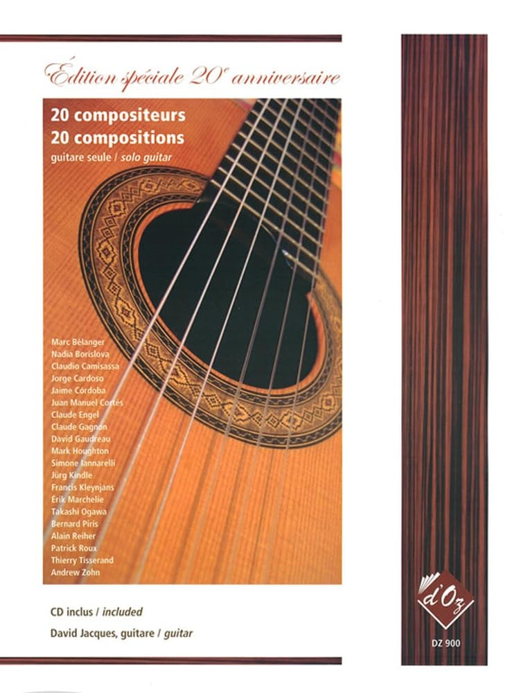 Édition 20e anniversaire, 20 comp.. Guitar Solo. Includes CD
