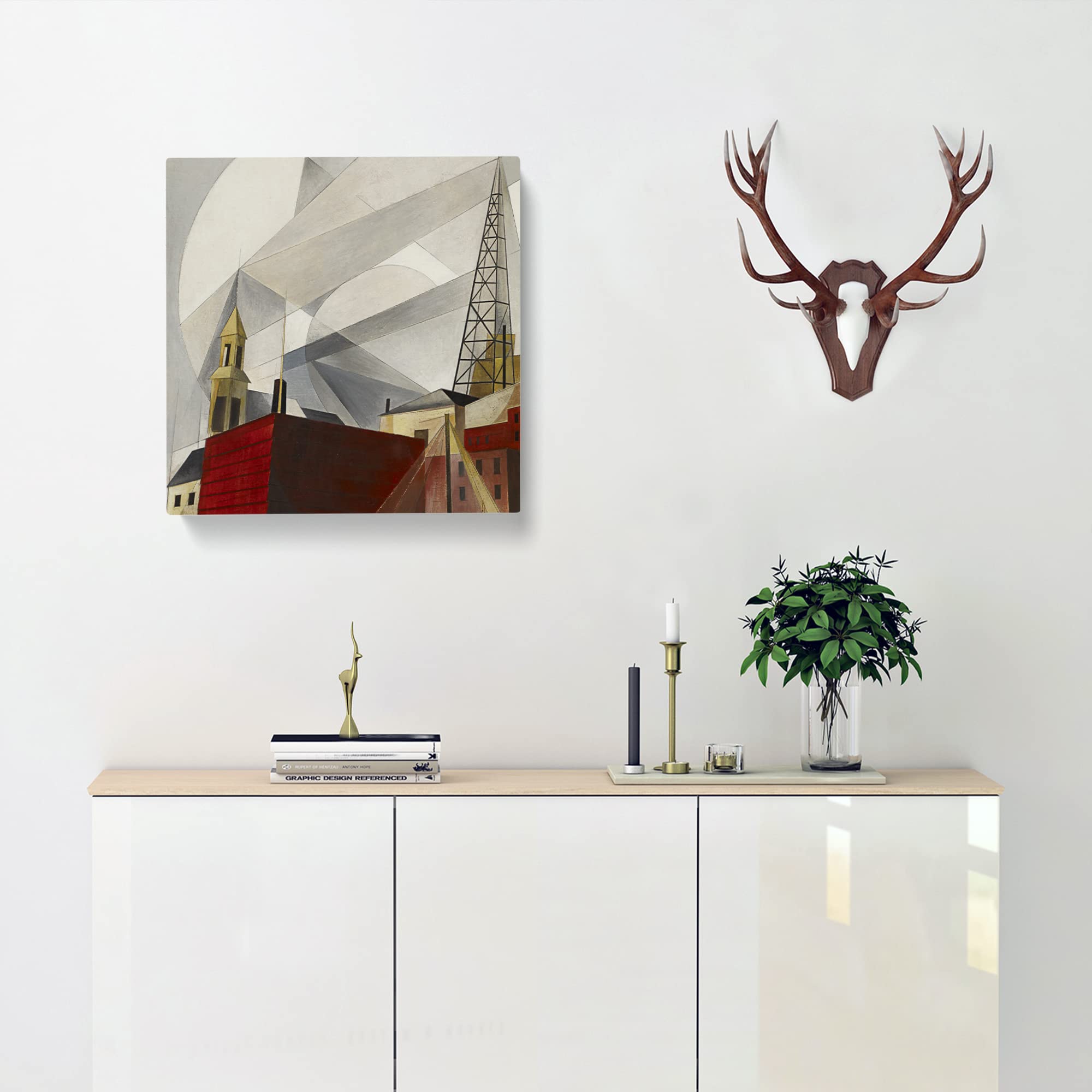 Lancaster by Charles Demuth Canvas Print, Mixed, 35L x 35W cm - Image 2