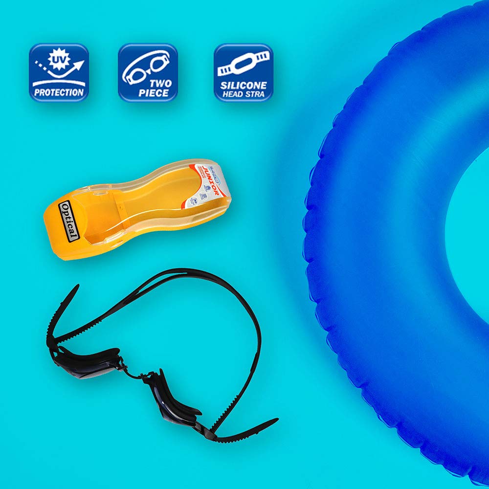 SPORTS WORLD VISION Occhialini da nuoto ottici | Occhialini da sub unisex impermeabili per bambini con diverse diottrie | Protezione UV antiappannamento, visione chiara e grandangolare