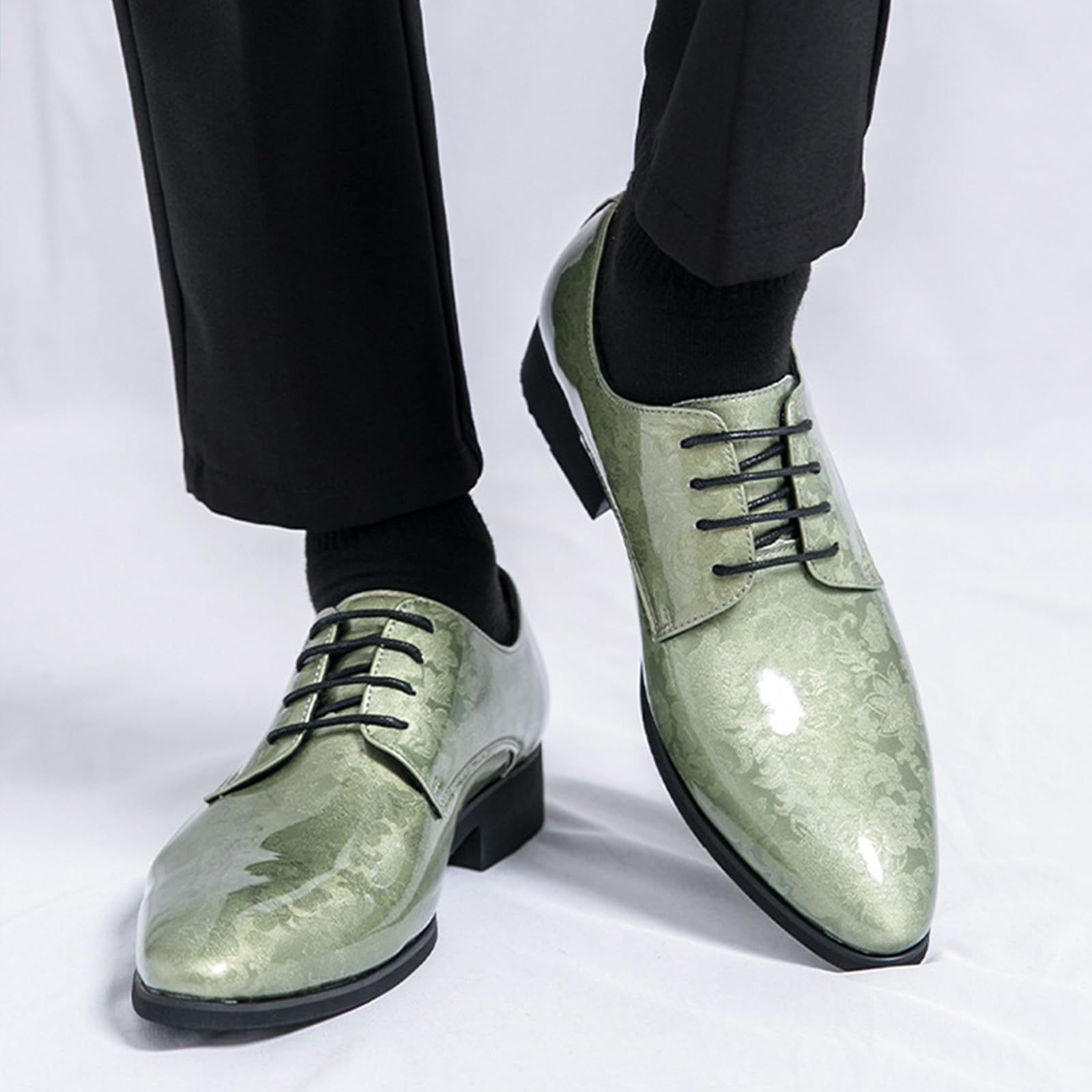 Scarpe Formali da Uomo Stringate a Punta Scarpe Oxford in Pelle | Antiscivolo Casual Bassa comodi Classico Eleganti Business Festa ufficio