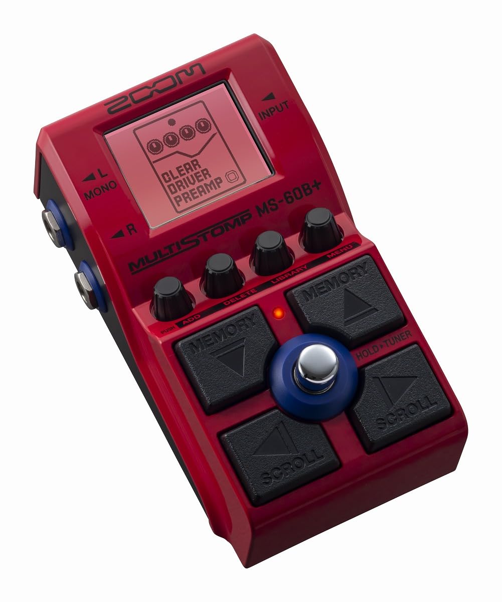【ZOOM】MULTI STOMP MS-60B 電池・ACアダプタ付 Amazon | ZOOM / MS-60B MultiStomp Bass Pedal -純正ACアダプター付