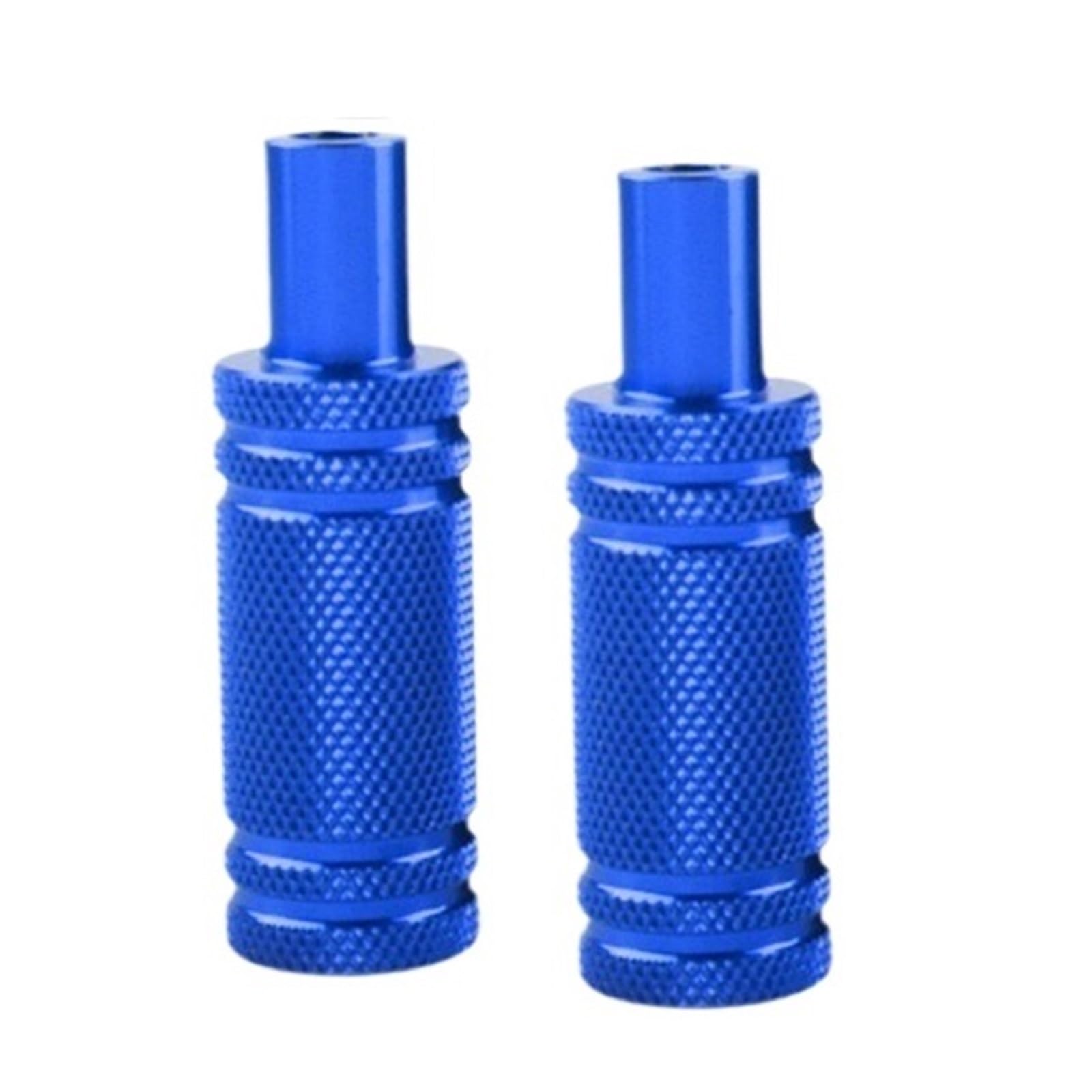 Headlight Bracket 2pc Motorcycle Mudguard Spotlight Headlight Fog Light Support Base M8/M6 External Modification Aluminum Alloy Bracket(1set Blue)