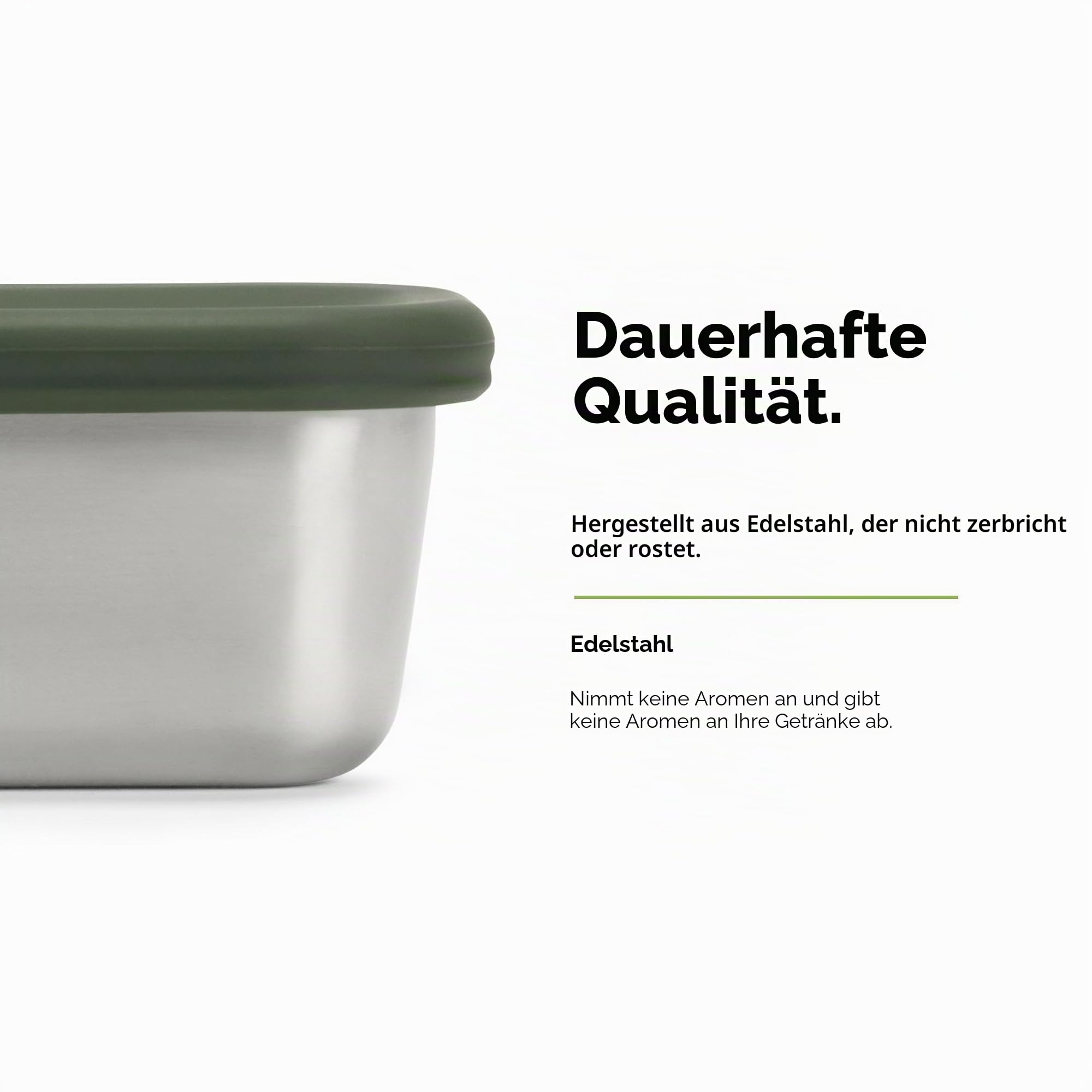 Klean Kanteen Rise Lunch Box Brotdose aus Edelstahl in der Farbe Sea Spray, auslaufsicher, 592ml, 1010620