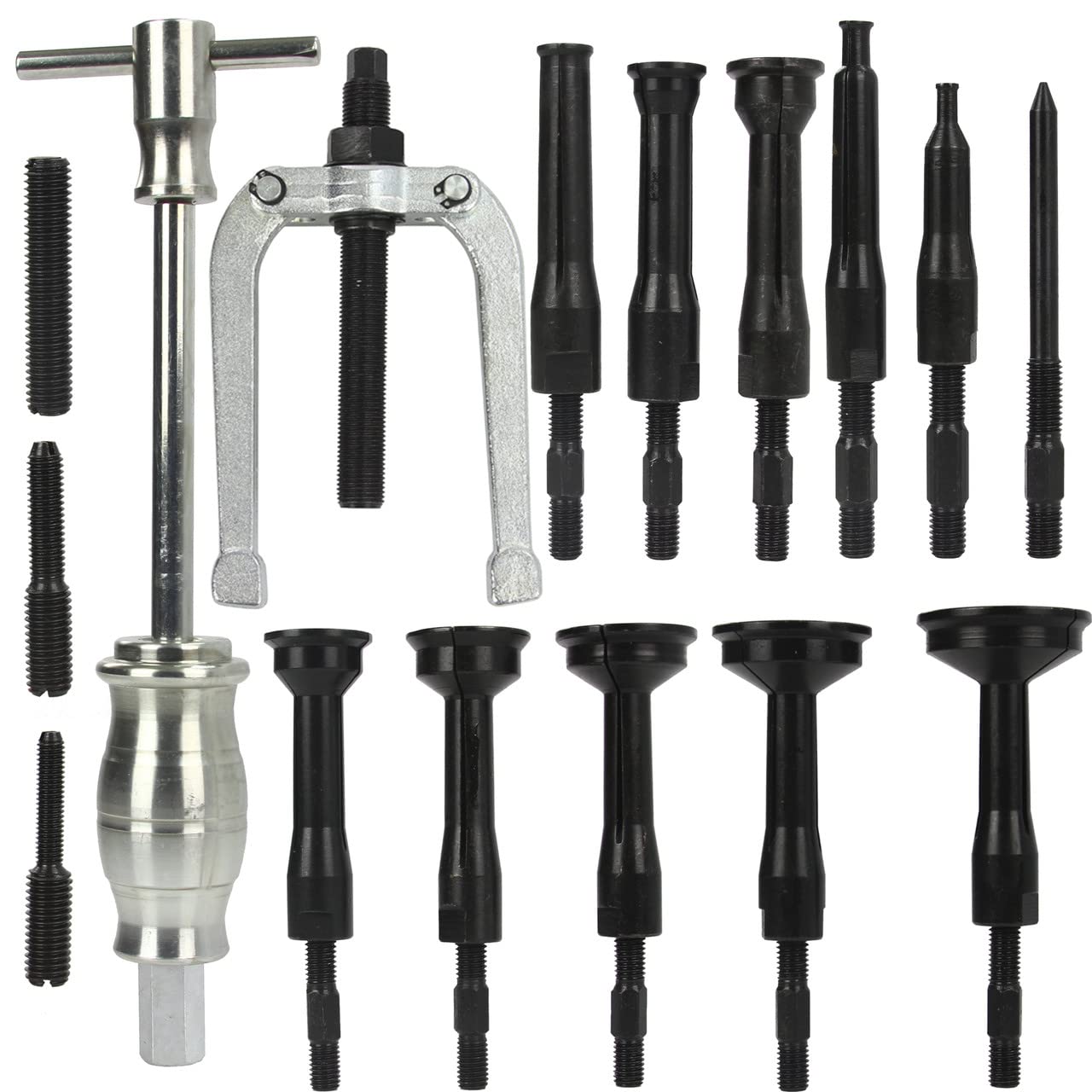 Kit Estrattore Inerziale Cuscinetti Boccole Ø8-58 mm | Martello M10 295 mm | Adattatori M6x1.0 M8x1.25 M10x1.5