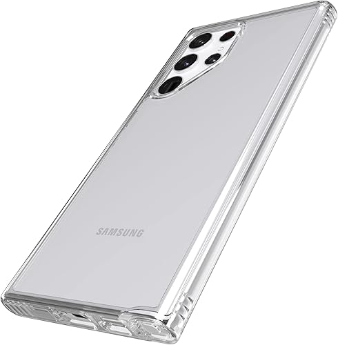 Miniatura 5 de Tech21 Evo Clear - Funda transparente para Samsung Galaxy S22 Ultra - Funda transparente y protectora con protección contra caídas de 12 pies