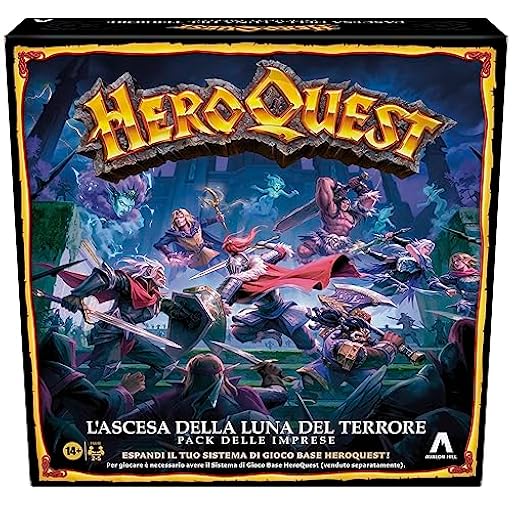 Avalon Hill, HeroQuest Rise of The Terror Moon Companies Pack a The HeroQuest Base Game System Juego de rol para 2-5 jugadores, a partir de 14 años | Ya disponible en tu tienda friki favorita! En mundofriki.es! Avalon Hill, HeroQuest Rise of The Terror Moon Companies Pack a The HeroQuest Base Game System Juego de rol para 2-5 jugadores, a partir de 14 años | Ya disponible en tu tienda friki favorita! En mundofriki.es!