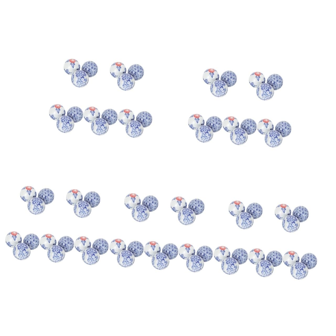 IMIKEYA 5 Sätze Schwimmkugel Aus Keramik Schwimmende Pflanze Dekorationen Für Aquarien Bezauberndes Aquarium-Ornament Betta-Panzer Rattankugeln Dekorative Schale Knospenvasen 3 Stück * 5