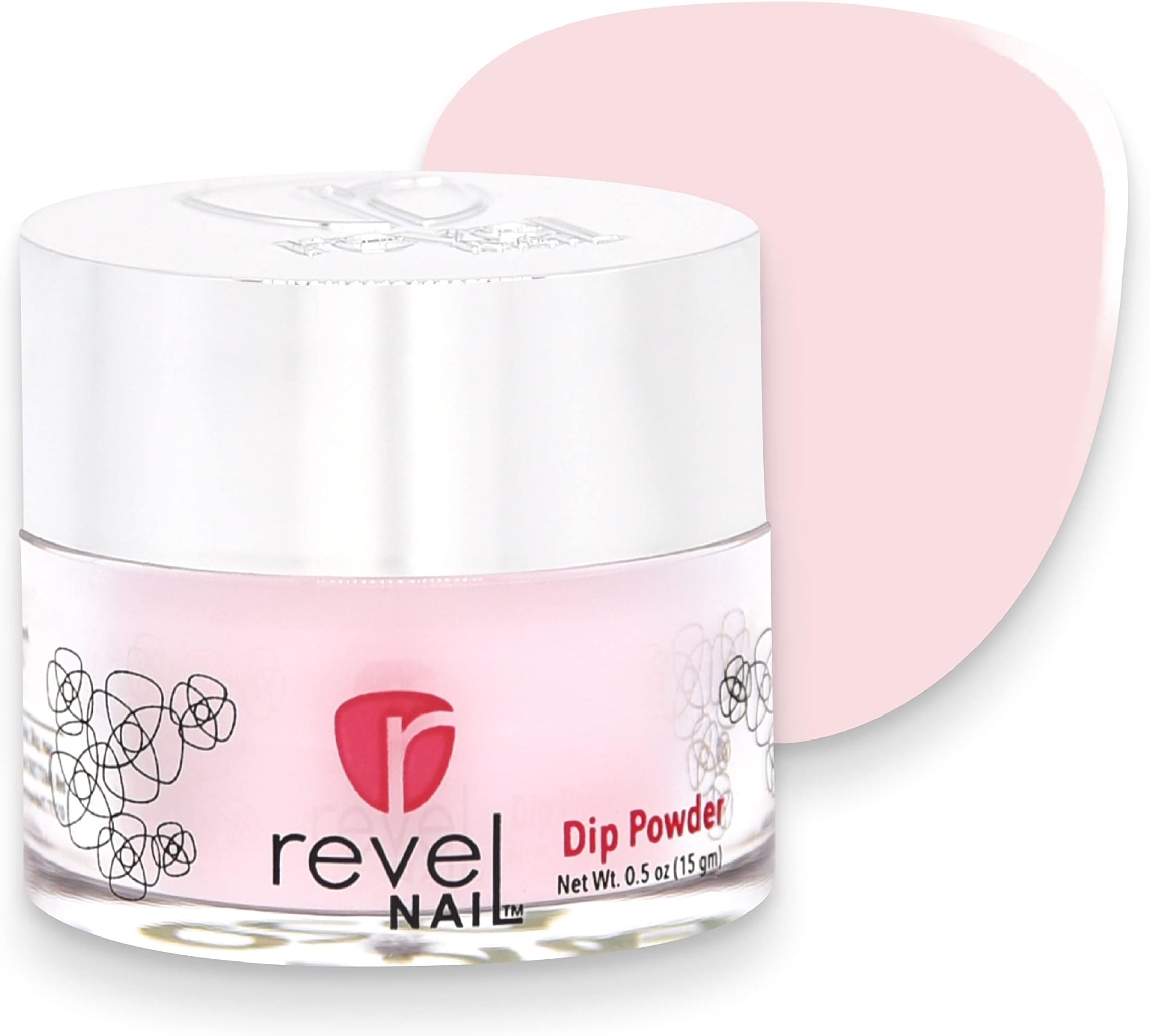 Revel Nail Dip Powder, Erica Shade, (0.5 Ounce) Premium Color Dipping Powder for Nails, Professional French Manicure Powder, DIY Dipping Mates