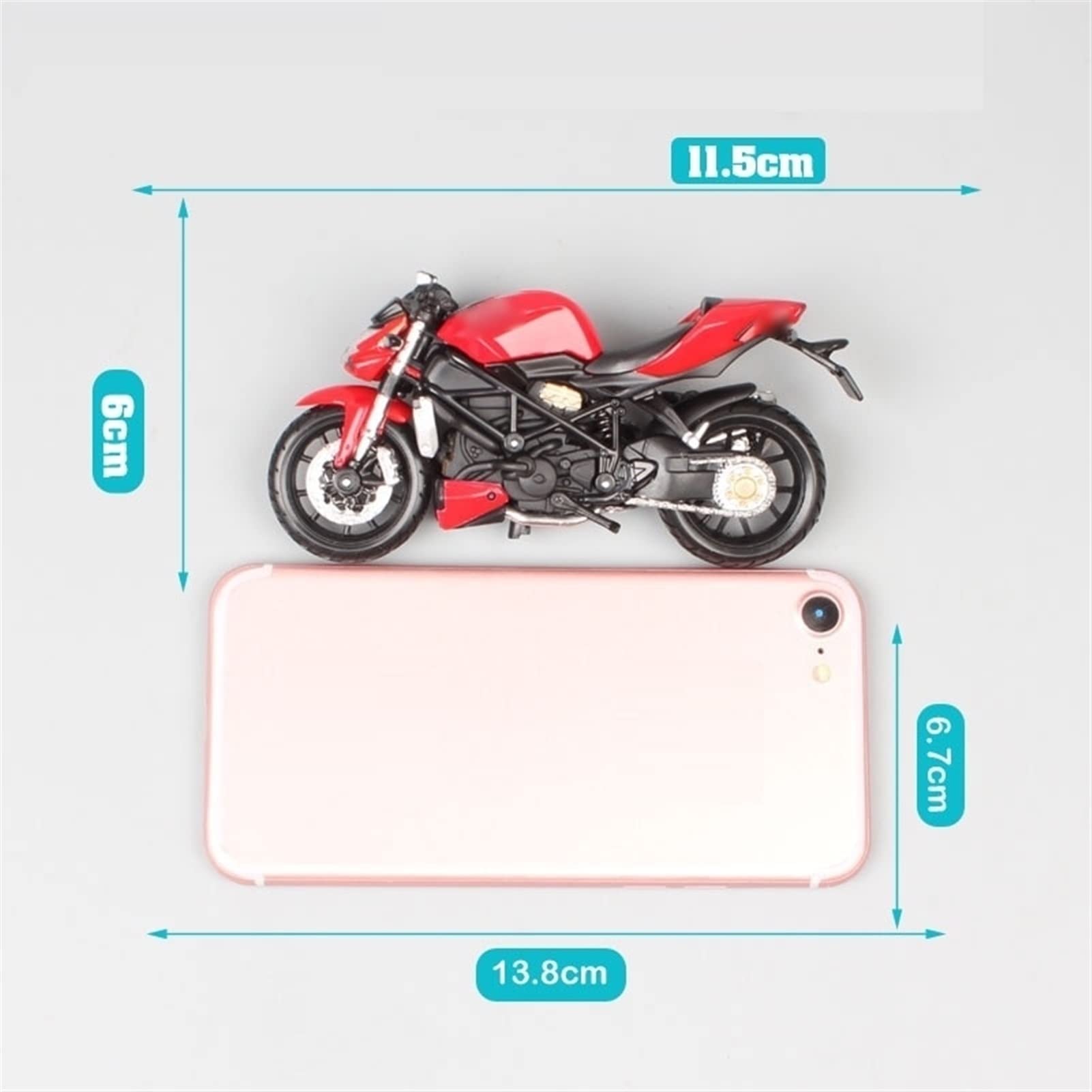 Maßstab 1:18 Für D&ucati Streetfighter S Street Bike Diecasts Spielfahrzeuge Motorradmodell Spielzeug Kinder Legierungsmodell Ornament