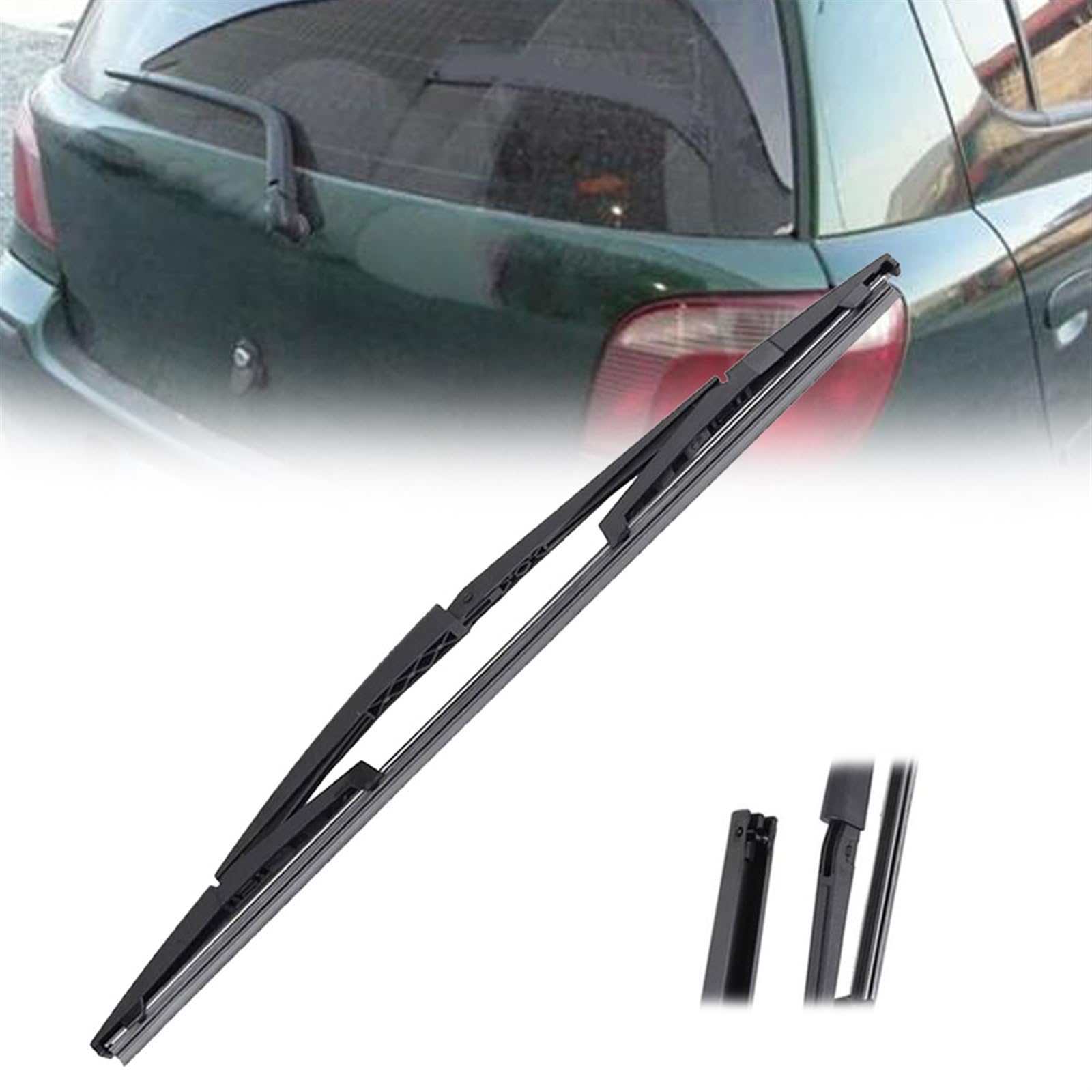 Balai d'essuie-glace arrière résoud vitre floue Toyota Yaris 1999-2005 pluie et hayon