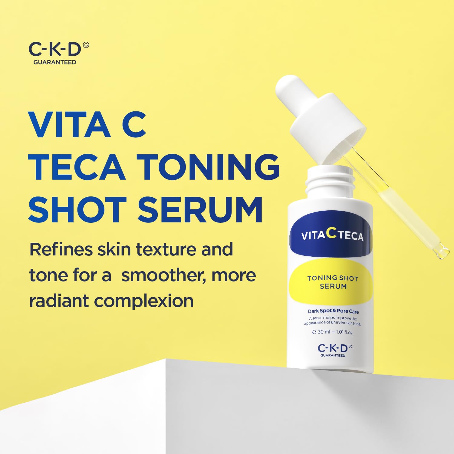 Amazon.com: CKD Vita C Teca Toning Shot Serum - Face Serum for