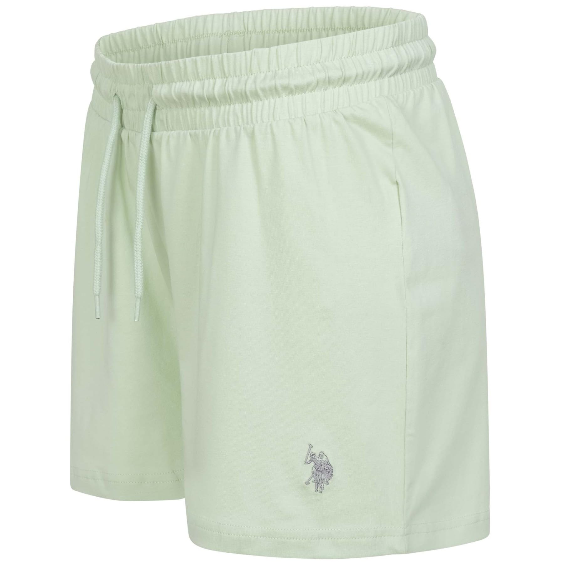 U.S. POLO ASSN. Damskie szorty dresowe (S-XXL) z mieszanki bawełny, ściągacz, elastyczny ściągacz, krótkie spodnie P035