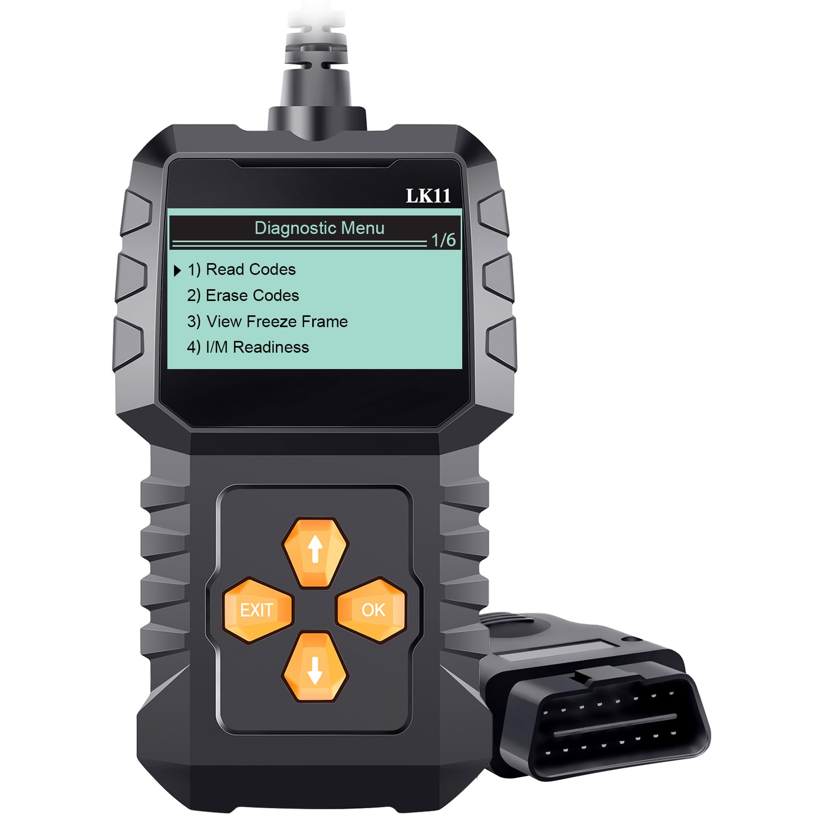 OBD2 Scanner Car Scan Diagnostic Tool Reset Clear Check Engine Code Reader for All OBD II Vehicles LeeKooLuu LK11