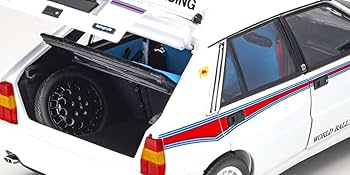 京商 1/18   ランチア デルタ HF インテグラーレ  / ホワイト Amazon | 京商オリジナル 1/18 ランチア デルタ HF