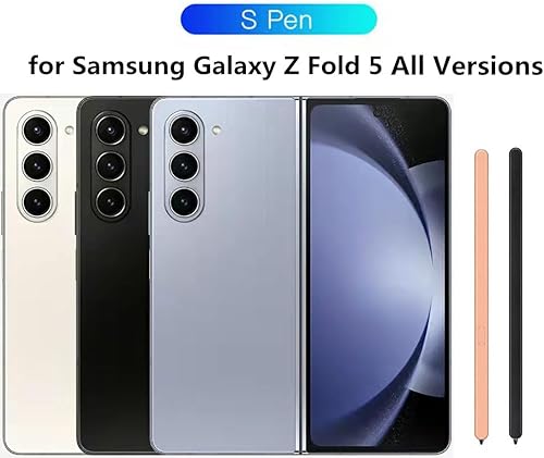 Miniatura 3 de Z Fold 5 S Pen con 3 puntas de repuesto compatible solo con teléfono Samsung Galaxy Z Fold 5 (Phantom Black)