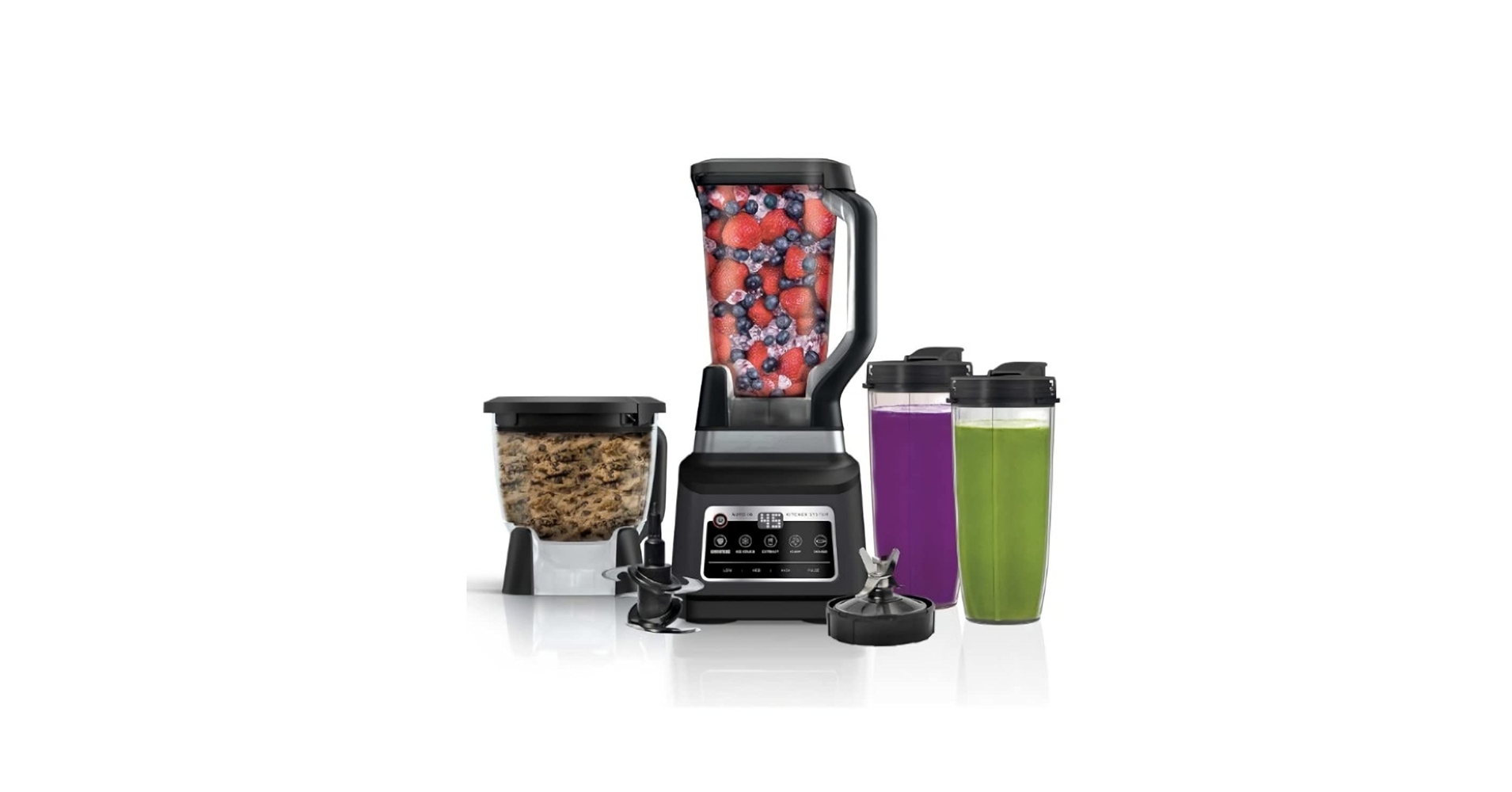 Amazon.com: Kitchen Blender System and 8-Cup Food Processor