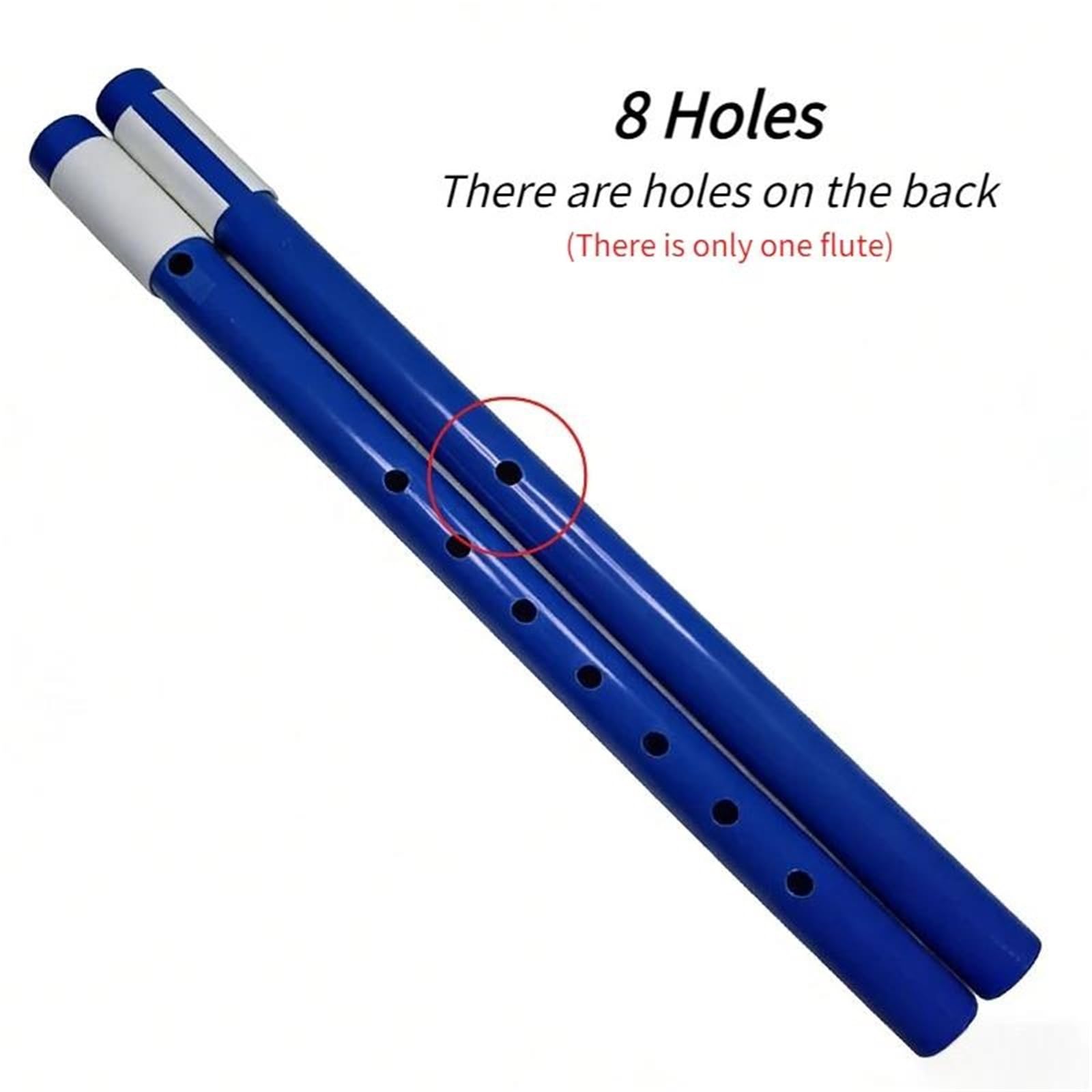Flauto Dolce Professionale Strumento Per Esercitarsi Con La Diteggiatura Del Registratore In PVC A 7/8 Fori Per Principianti, Fiati Portatili Professionali(8-Hole)