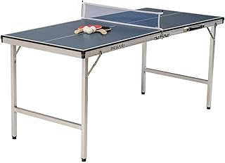 Pegasi Mini Tischtennisplatte - Tischtennis - Indoor Spiele - Tischtennisplatte - Faltbare Tischtennistisch - Table Tennis Table Indoor - Blau