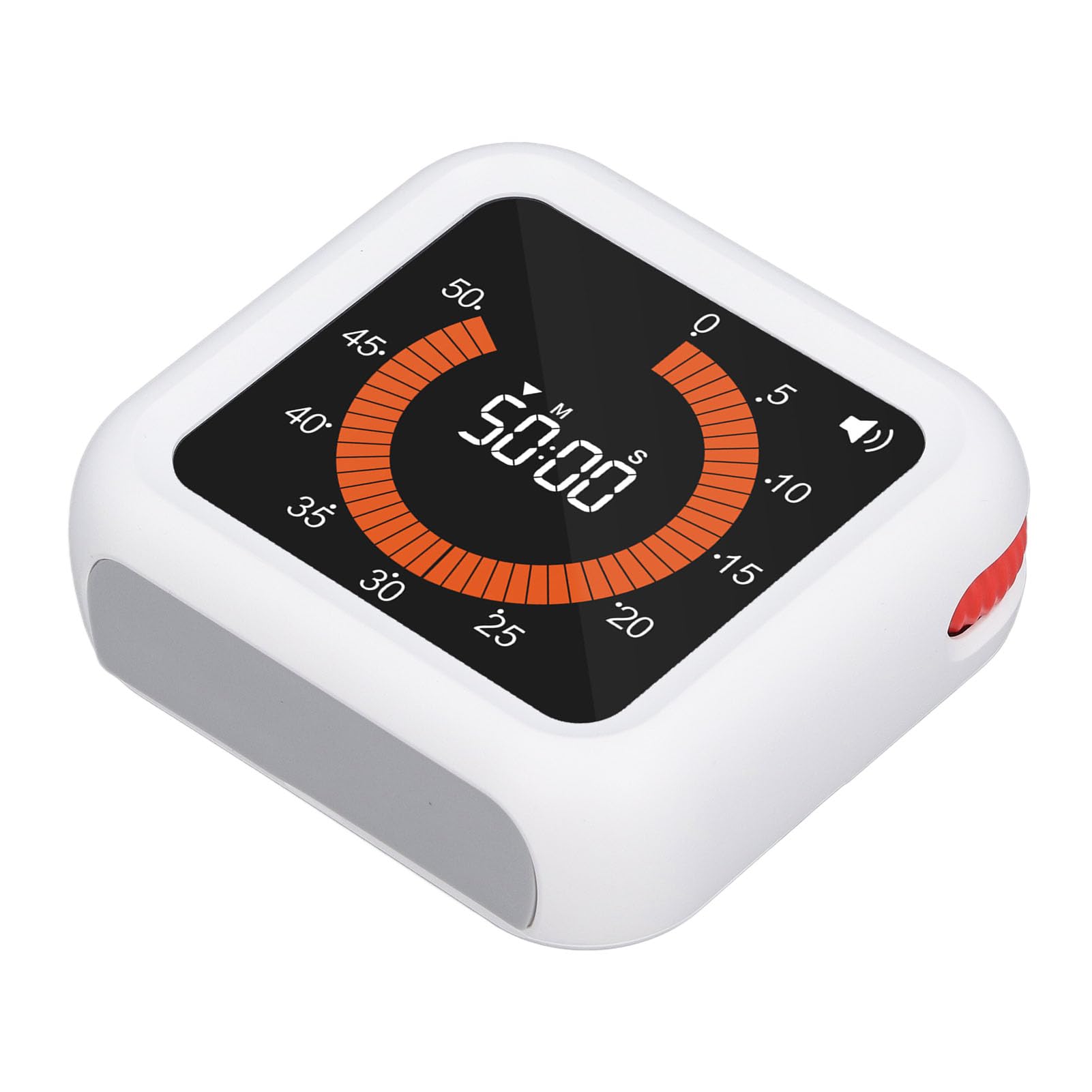 Minuteur Visuel Rotatif Silencieux TONIXY – Pour Cuisine, Pâtisserie, Salle De Lecture – Design Simple, Mécanique – Noir Ou Blanc