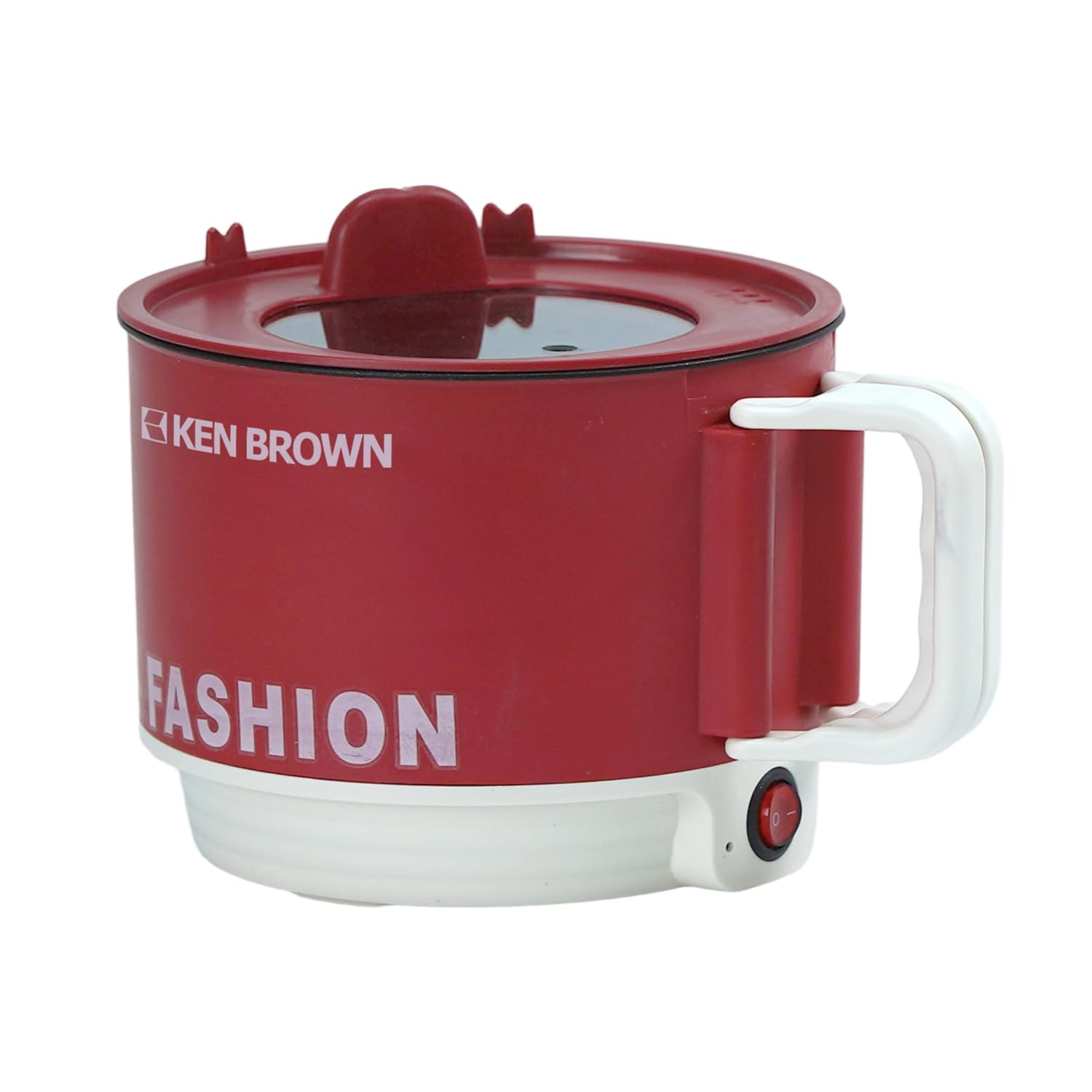 KEN BROWN Electric Hot Pot - 3-in-1 Multi-Cooker with Adjustable Temperature Control, Perfect for Shabu-Shabu, Soup, Noodles & More – Compact, Stylish & Easy Clean (1.5L, Fashion Design)