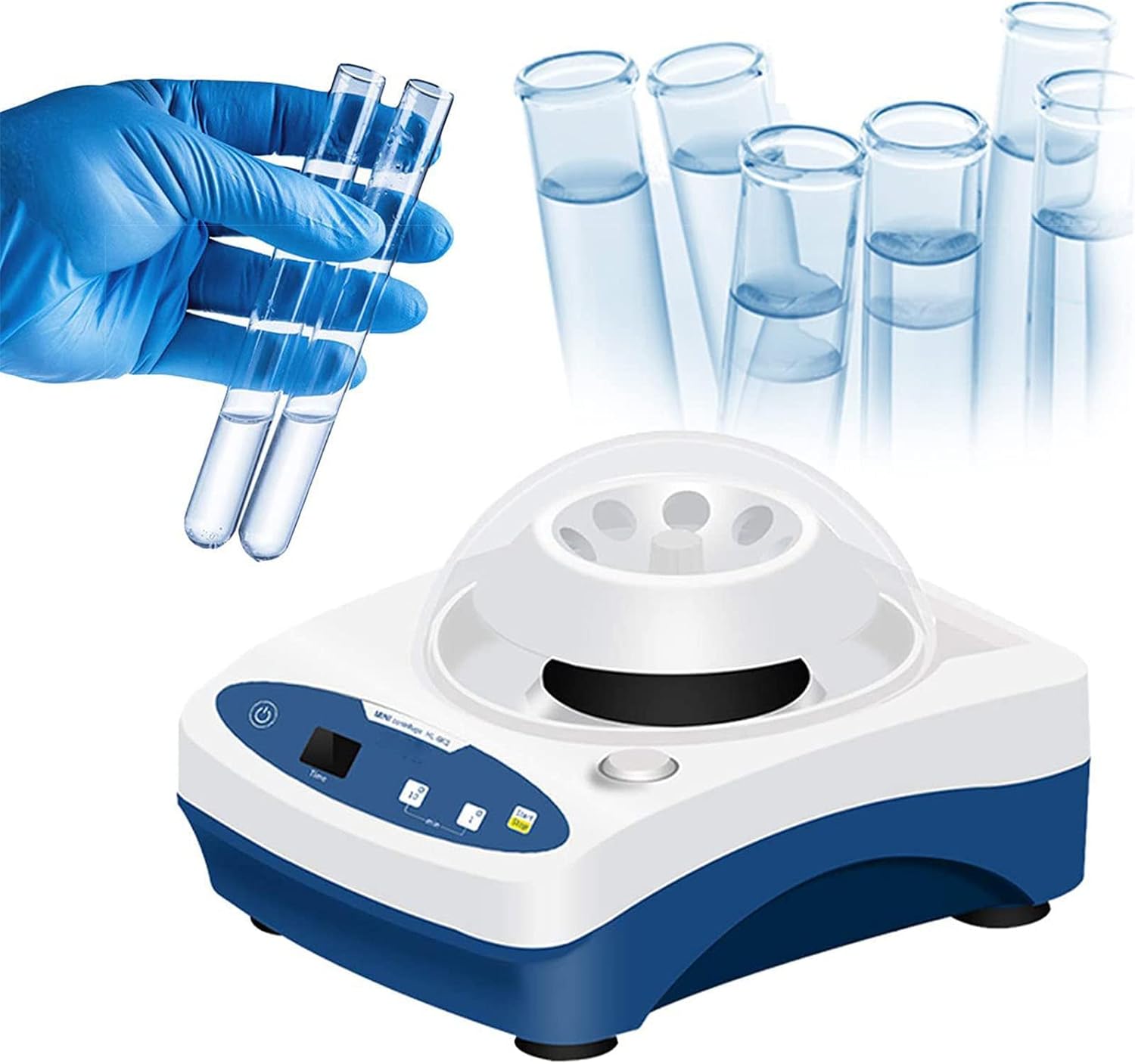 YZILXY Mini Centrifuges with LCD, Centrifuge Machine 6000rpm Relative