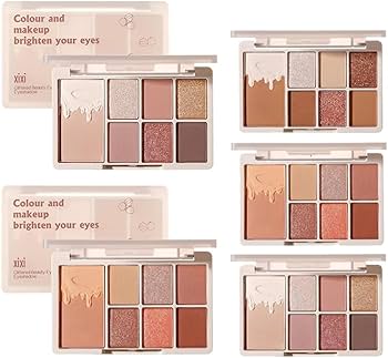 Amazon.co.jp: 7色アイシャドウパレットクリアボックス ポータブル 高