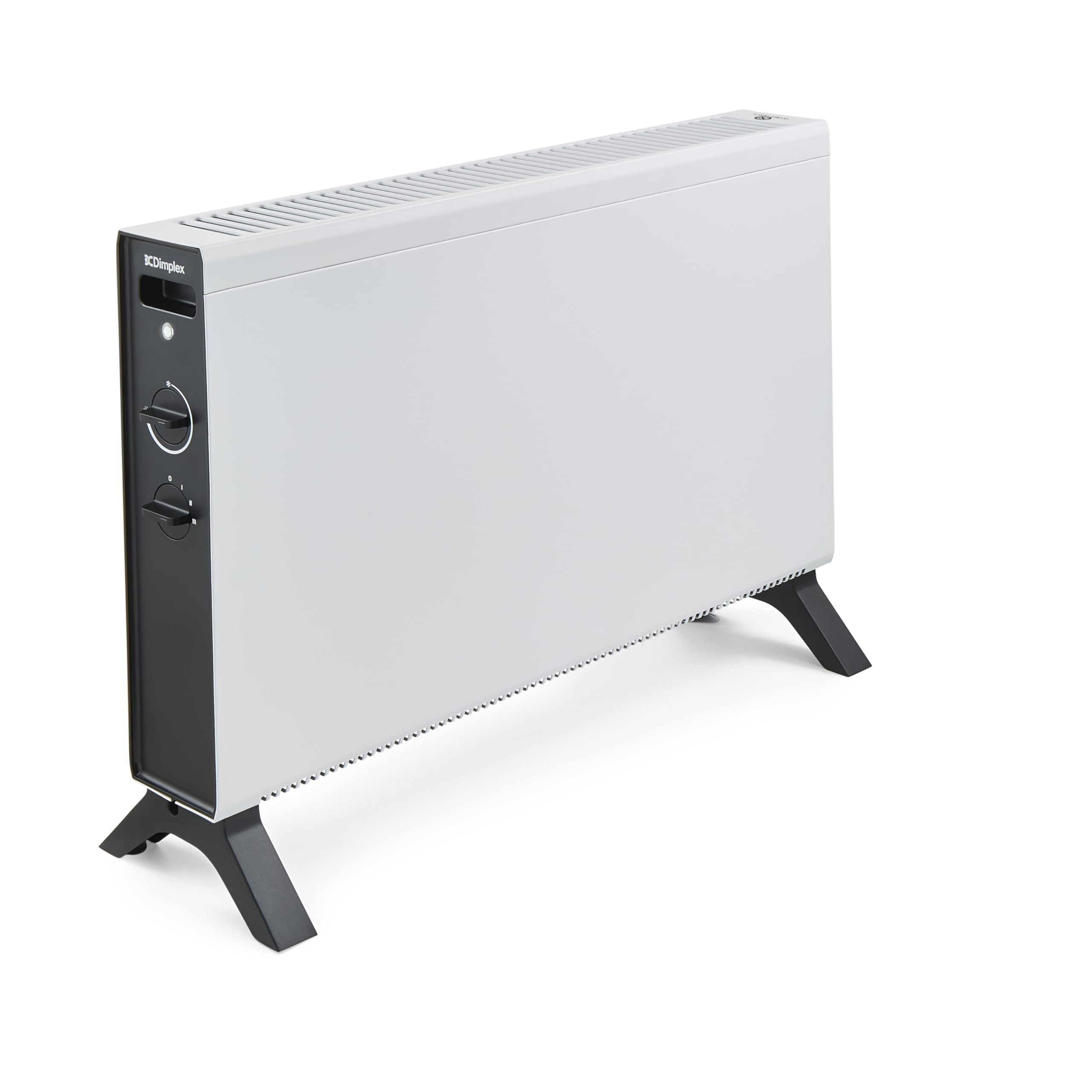 Dimplex HeatLite Convector Heater, 2kW Electric Portable Heater with 3 Heat Settings, Adjustable Thermostat, Silent Operation & Safety Features β Ideal for Rooms up to 20mΒ² - White