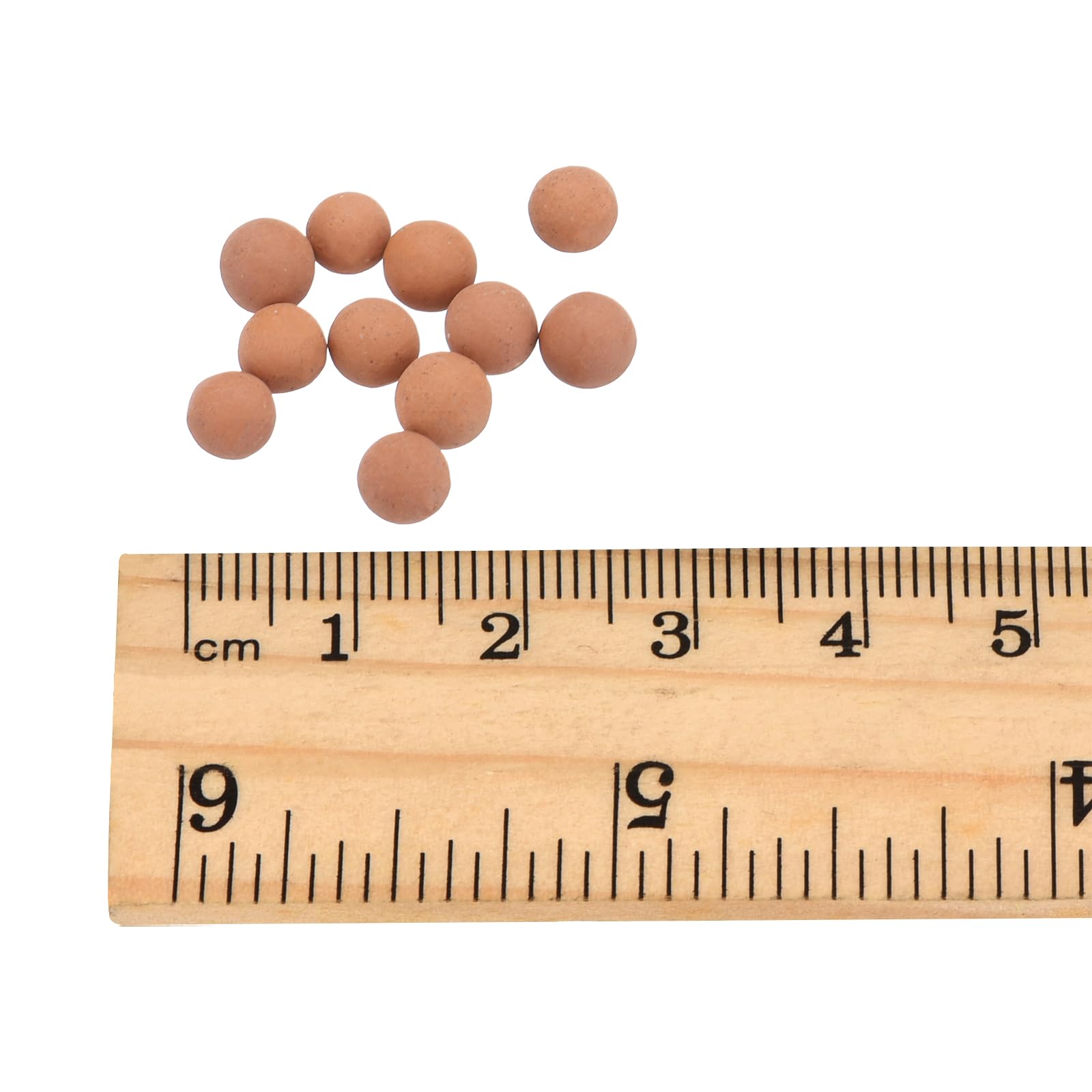 QUARKZMAN Cailloux d'Argile 3-5mm 0,22 Lbs Rouge pour Jardinage, Culture Hydroponique, Bonsaï