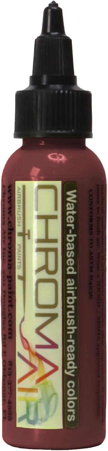 Water-Based Acrylic-Urethane Colors for Airbrush ChromaAir Paints: Rust it is (16oz)
