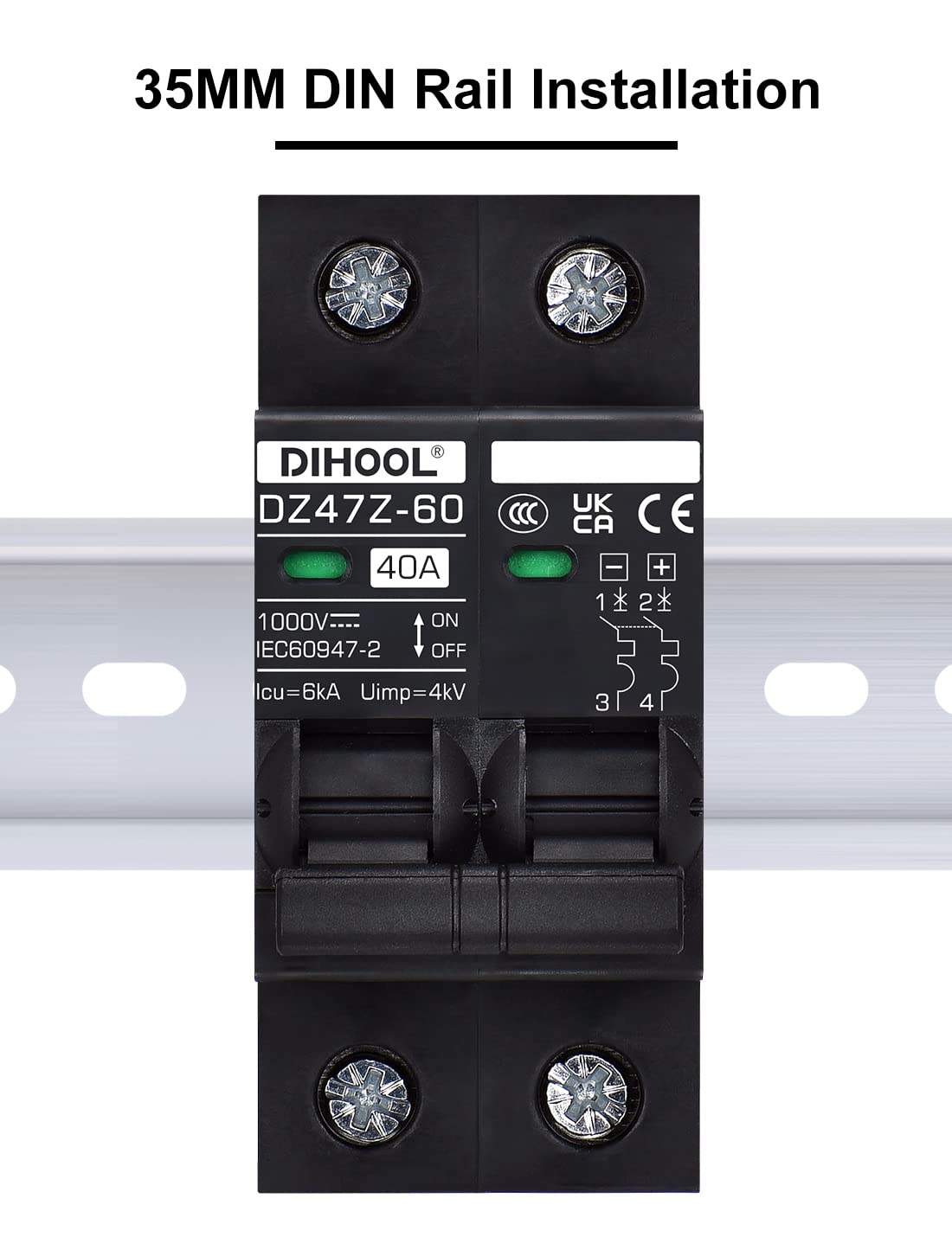 DIHOOL AC DC 160 Amp Circuit Breaker For Battery - View #7