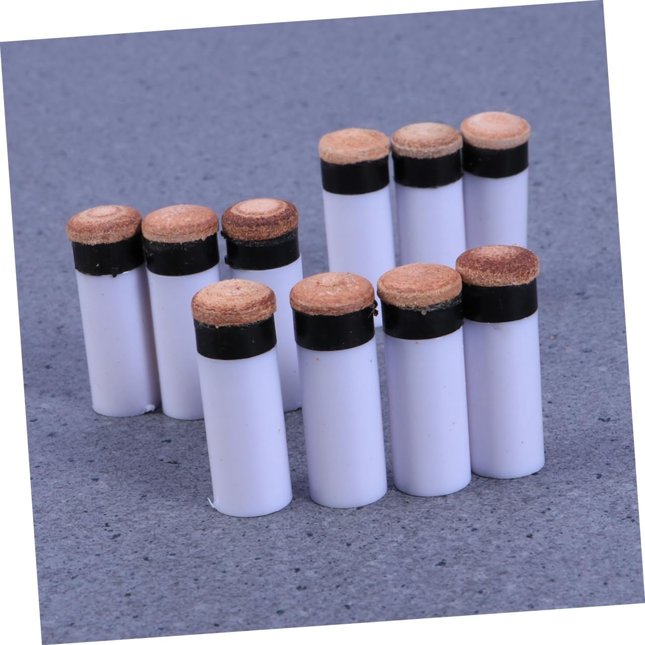 NAMOARLY American Billiard Ferrules Tips 15pcs Billiard Stick Replacement Parts Set