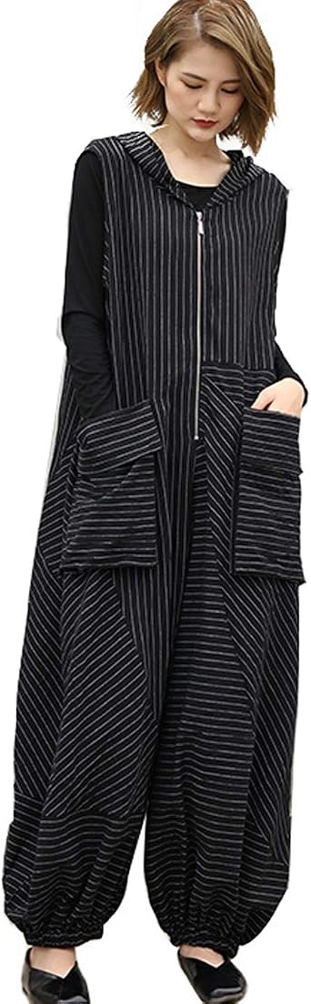 Amazon.com: Flygo Women's Stripe Baggy 
