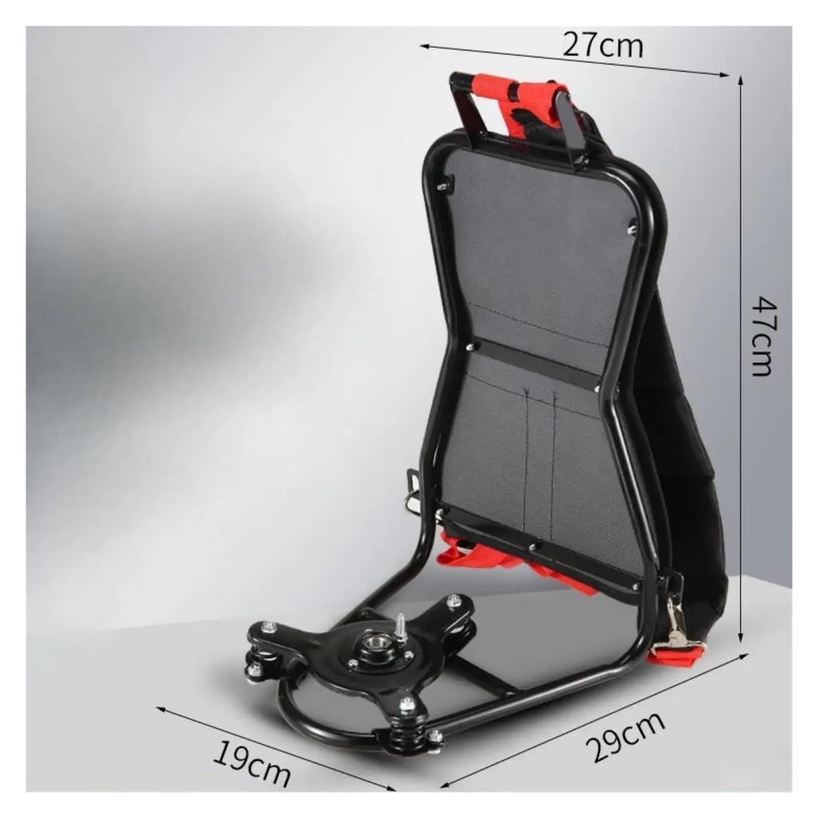 1 pz Sistema Zaino decespugliatore con Base Triangolare Accessori robusti Porta decespugliatore ergonomico Uso agricolo Prato Paesaggistica