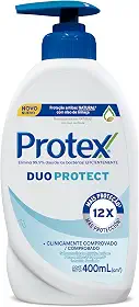 Sabonete Líquido Antibacteriano para as Mãos Protex Duo Protect Duo Protect 400ml
