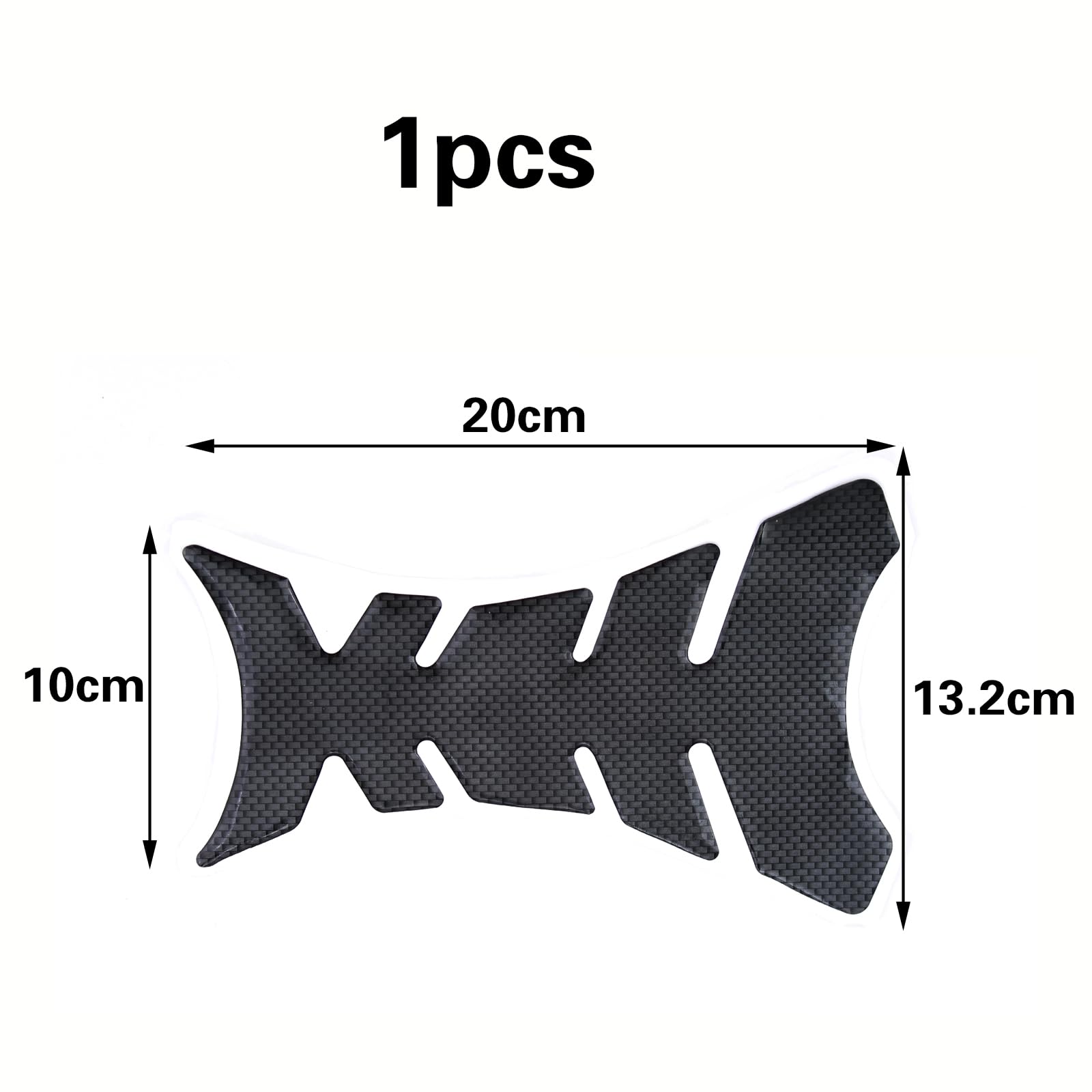 Transparenter Motorrad Tankpad - Unsichtbarer Schutz Vor Kratzern 21x14 Cm