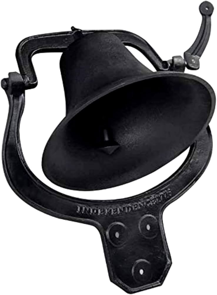 アンティーク　ベル Amazon.com: 14'' Large Heavy Cast Iron Dinner Bell Antique Vintage