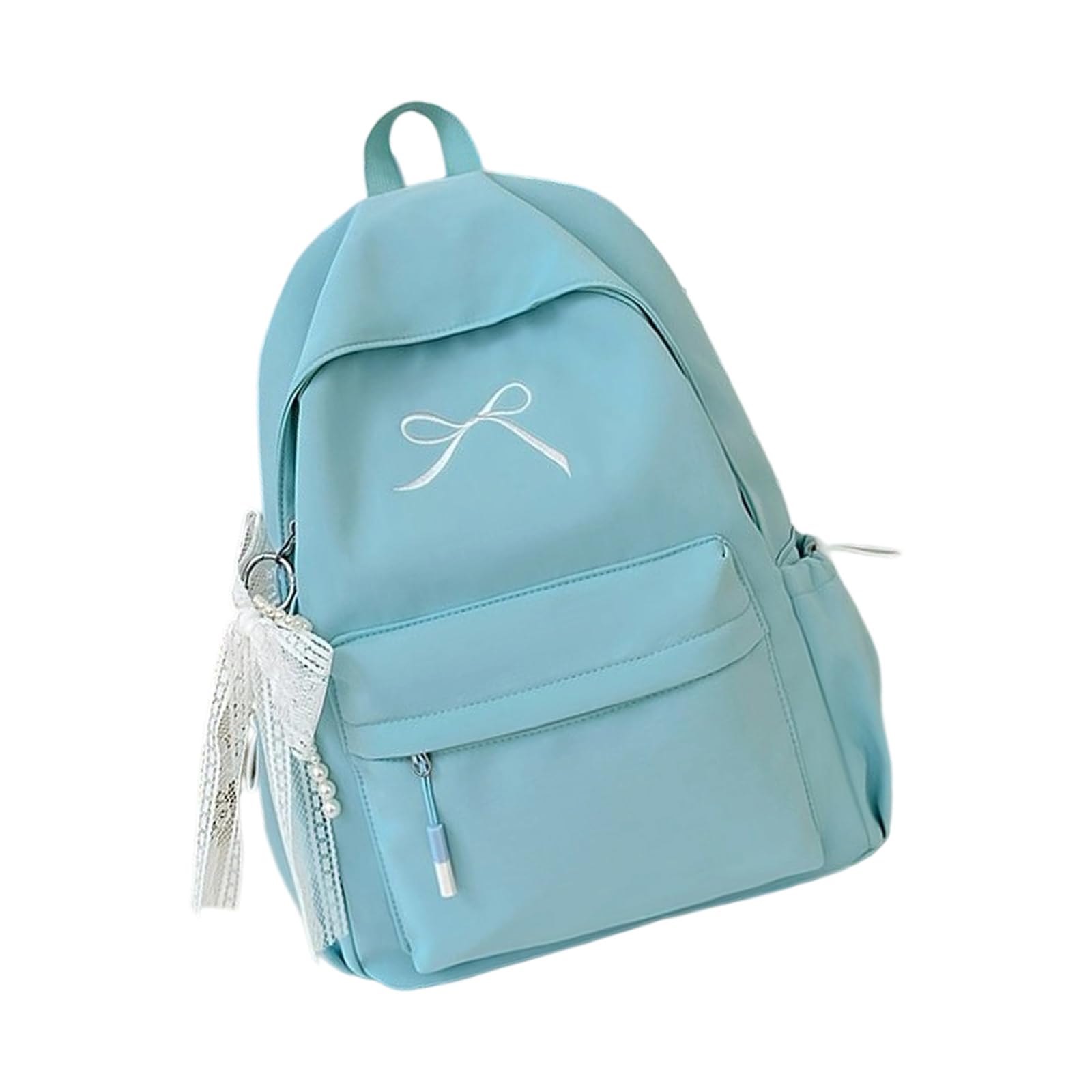 Zwwaazhf Women's Sky Blue Japanese Styles Backpacks Bows Backpacks School Large Capacity Casual Daypacks Travel Bag College Backpac Sweet Bows
