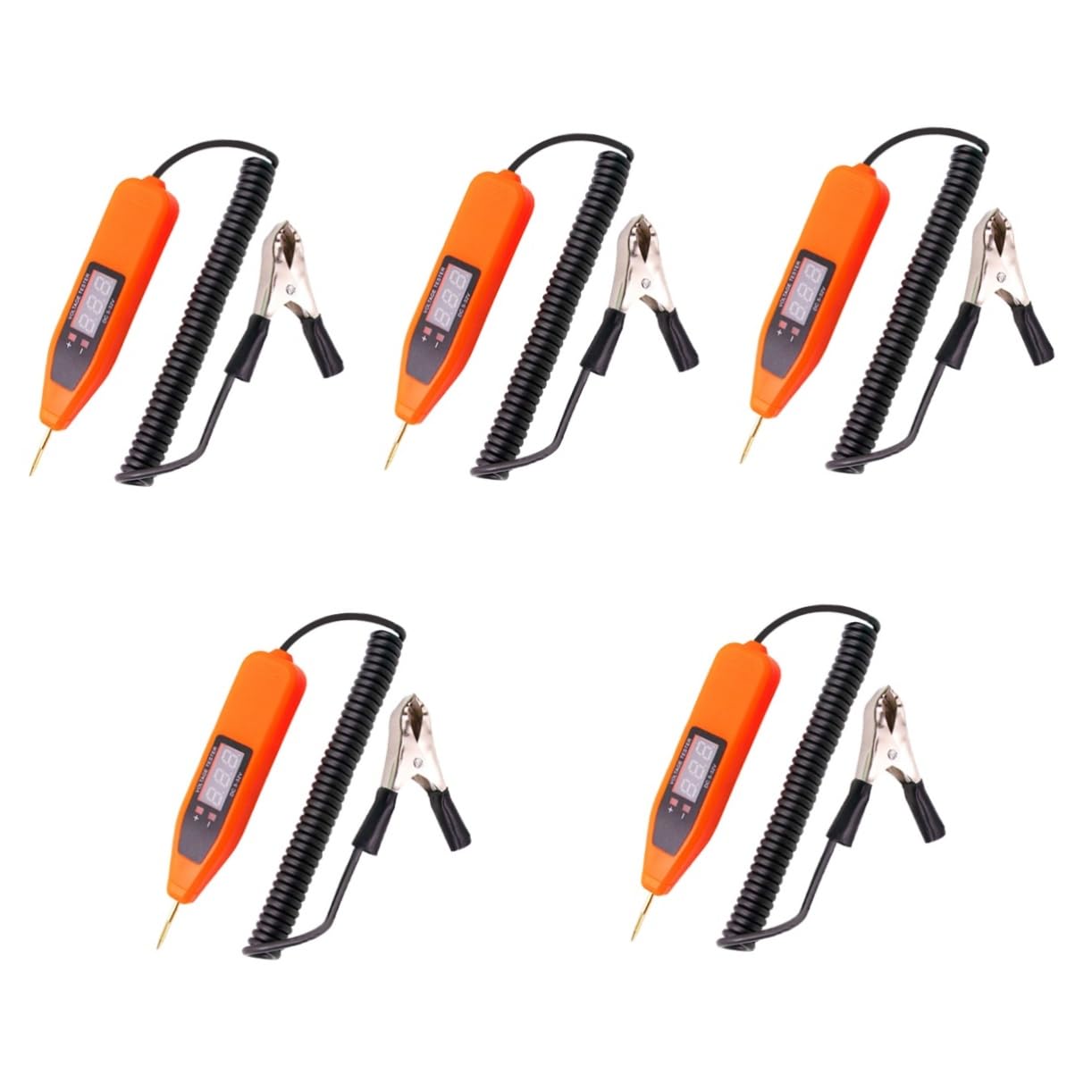 PRETYZOOM 5 Stück Spannungsteststift Digital Leistung Automobil Prüfen Werkzeug Stromspannung Usb Sicherungsprüferauto Spannungsprüfer Elektrischer Tester Auto Schaltung Tester Abs