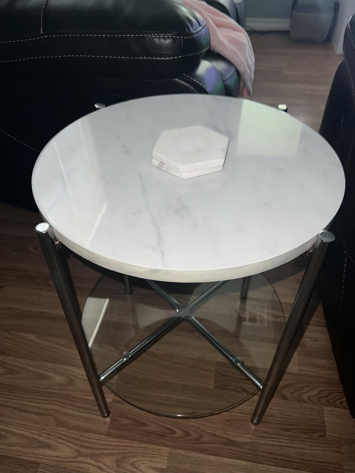 $9/mo - Finance Walker Edison Blaine Mid Century Modern Marble and ...